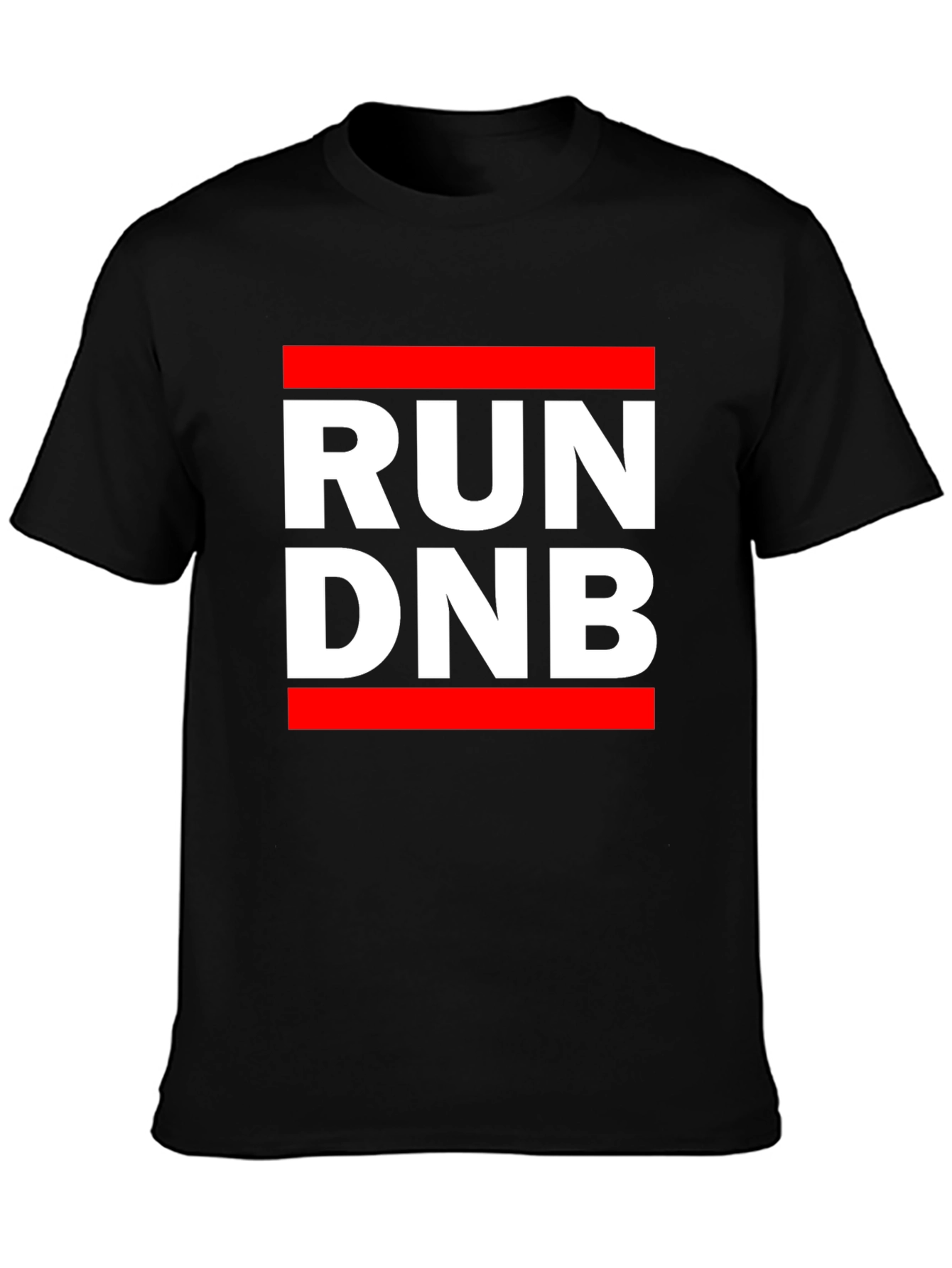 RUN DNB Black Graphic Tee