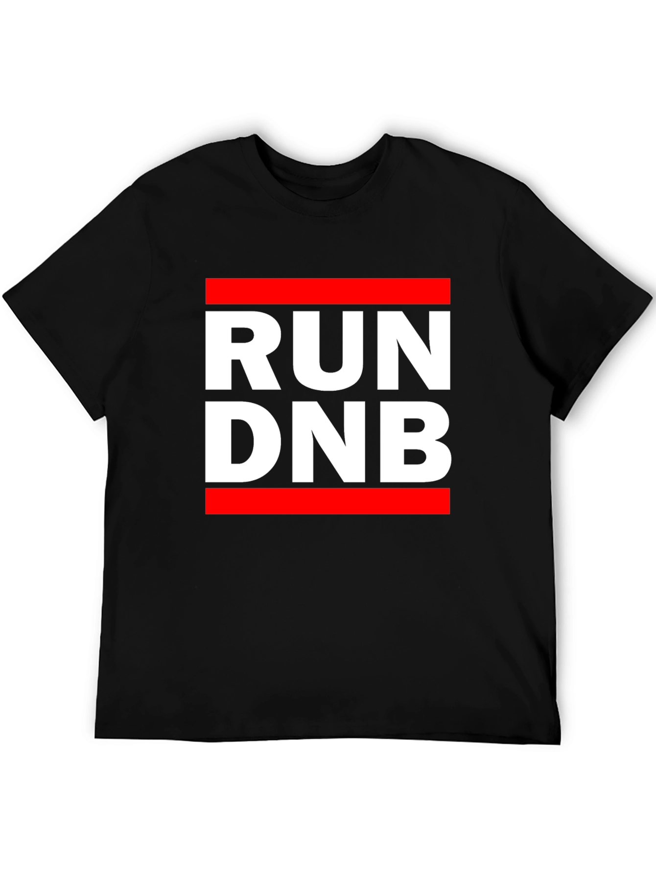 RUN DNB Black Graphic Tee