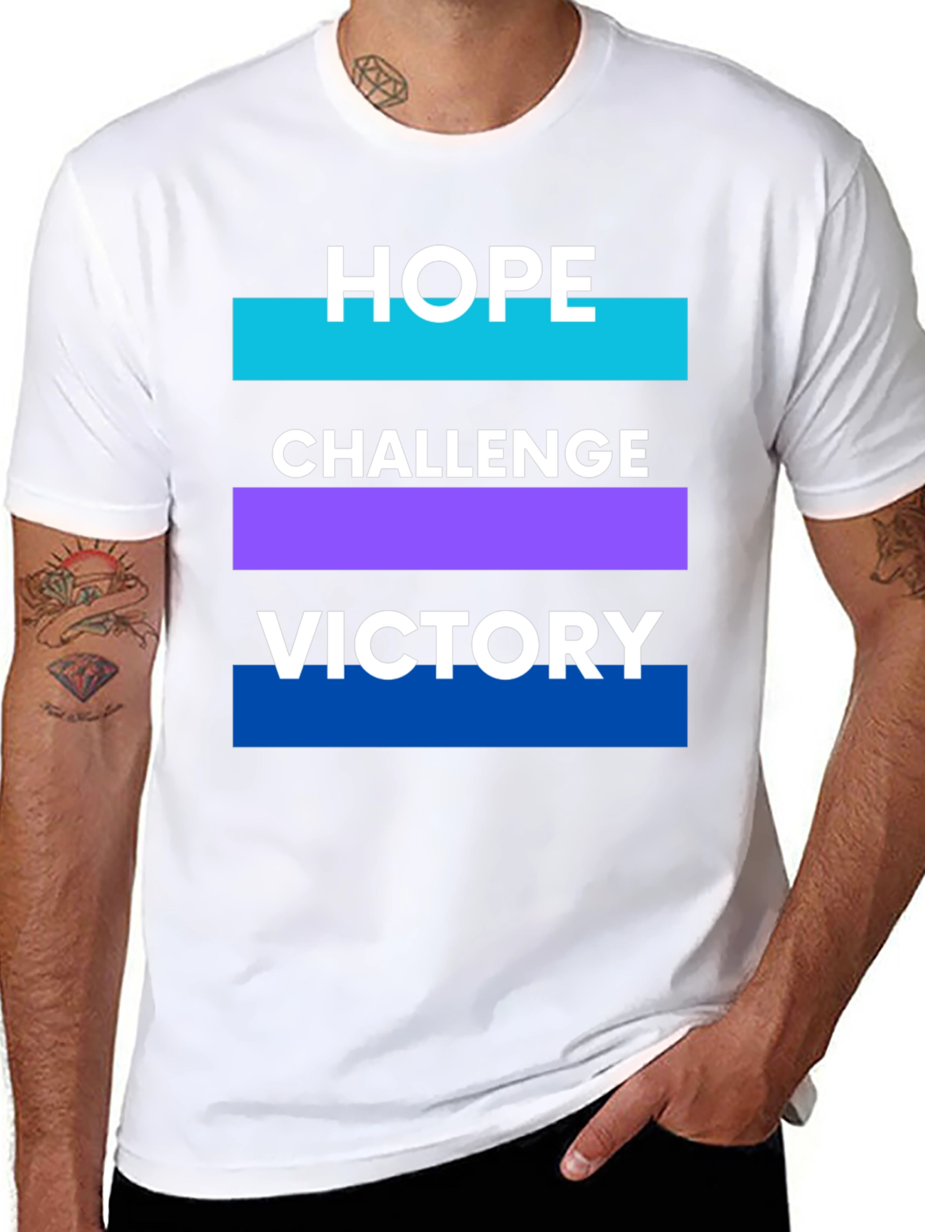 Hope Challenge Victory Graphic Tee