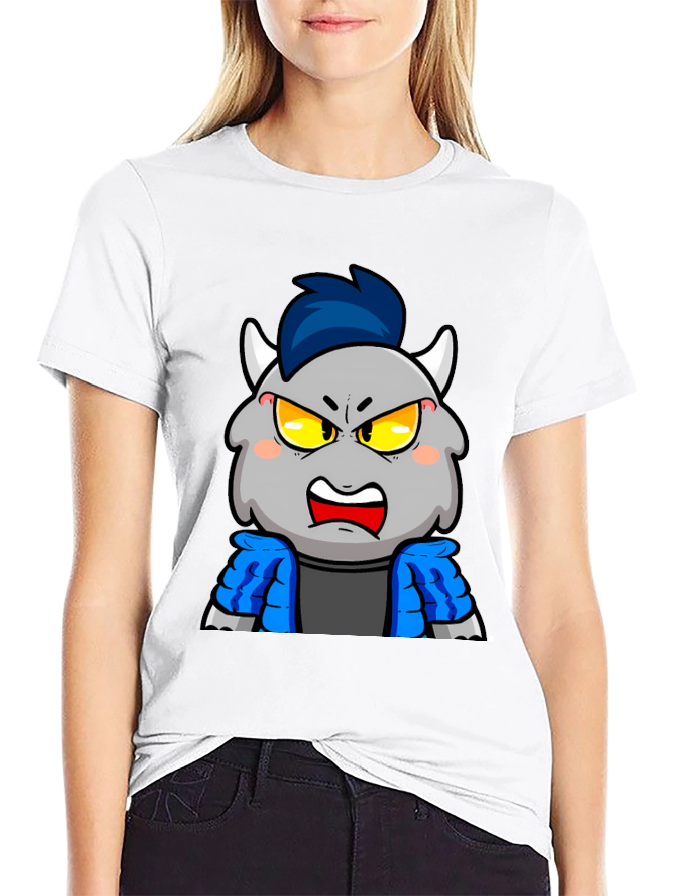 Monster Cartoon Graphic T-Shirt