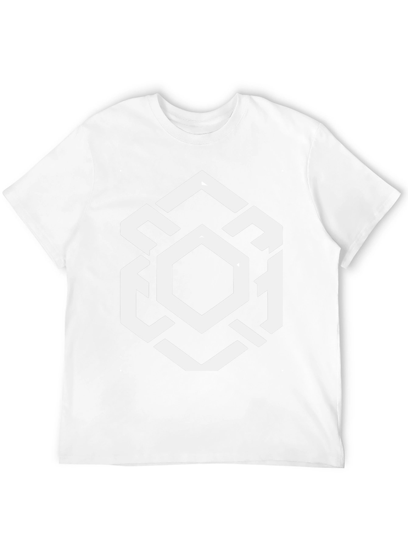 Geometric Hexagon Graphic T-Shirt