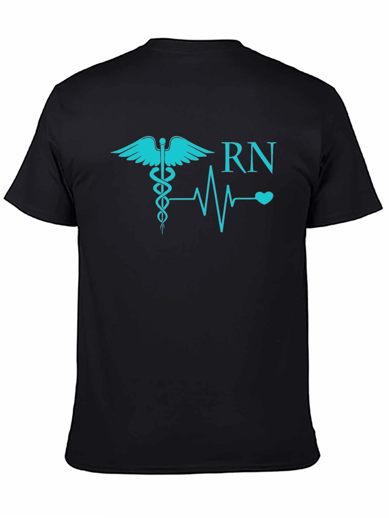 RN Caduceus Heartbeat T-Shirt - Nurse Appreciation Tee