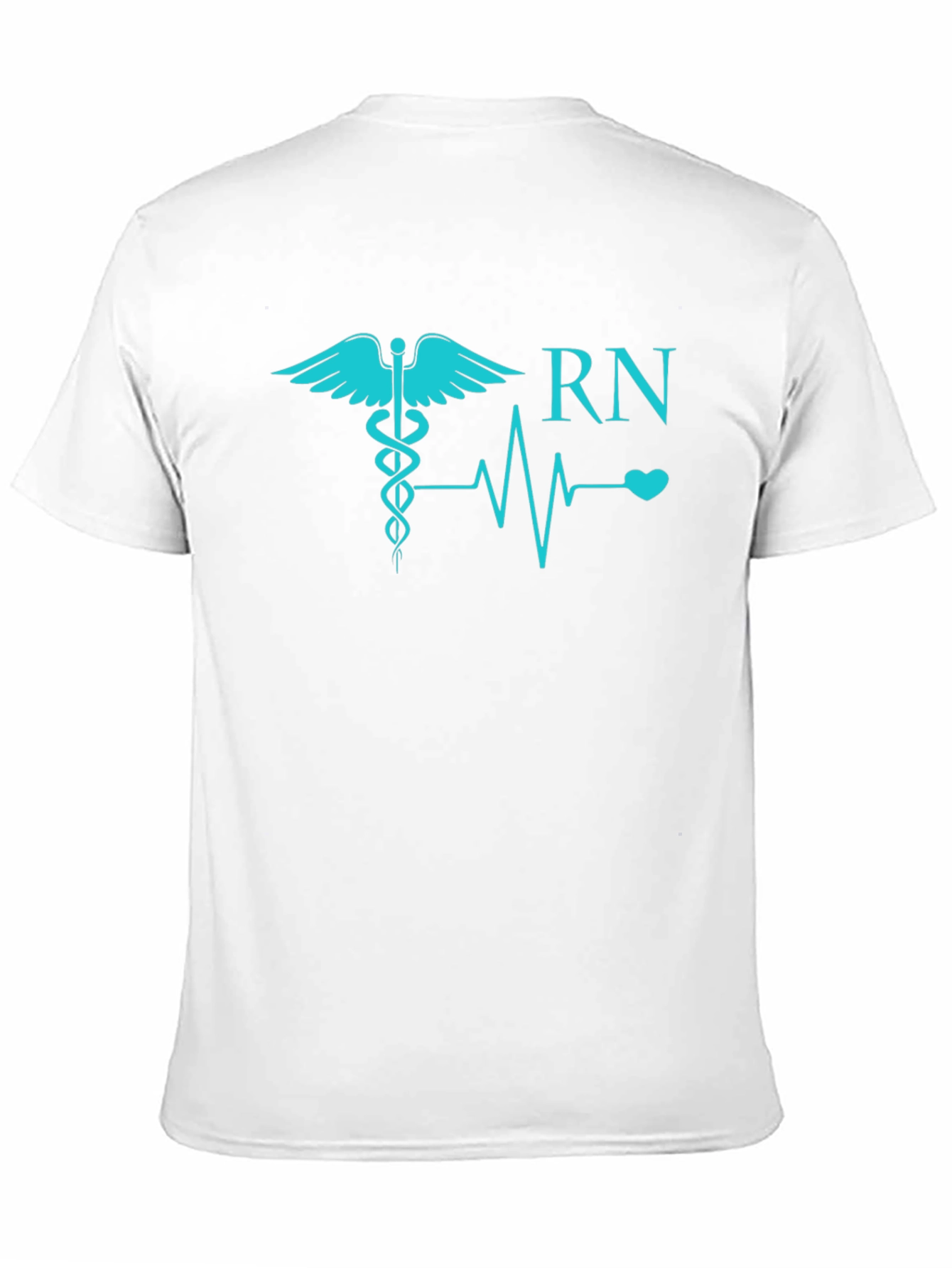 RN Caduceus Heartbeat T-Shirt - Nurse Appreciation Tee