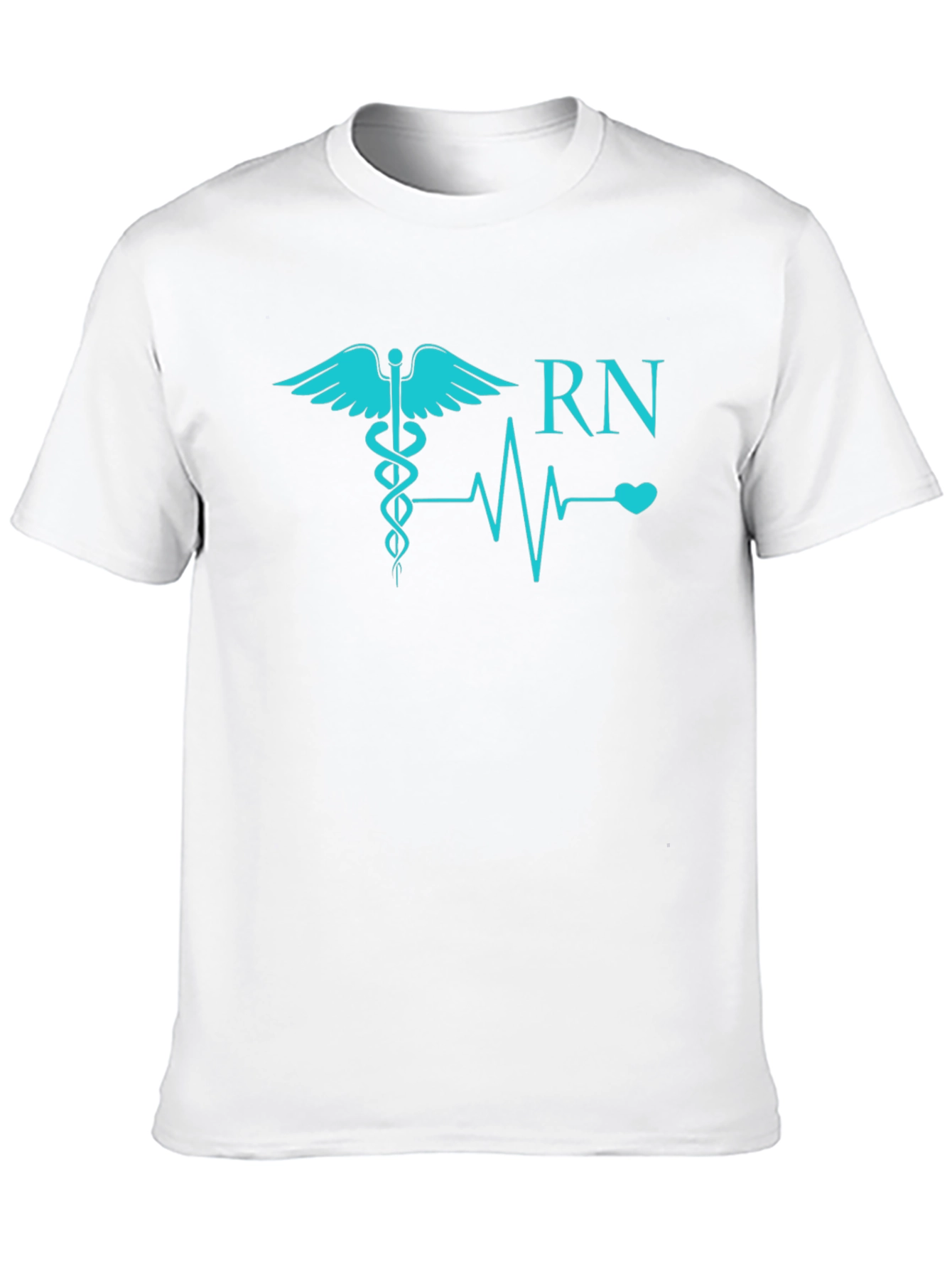 RN Caduceus Heartbeat T-Shirt - Nurse Appreciation Tee