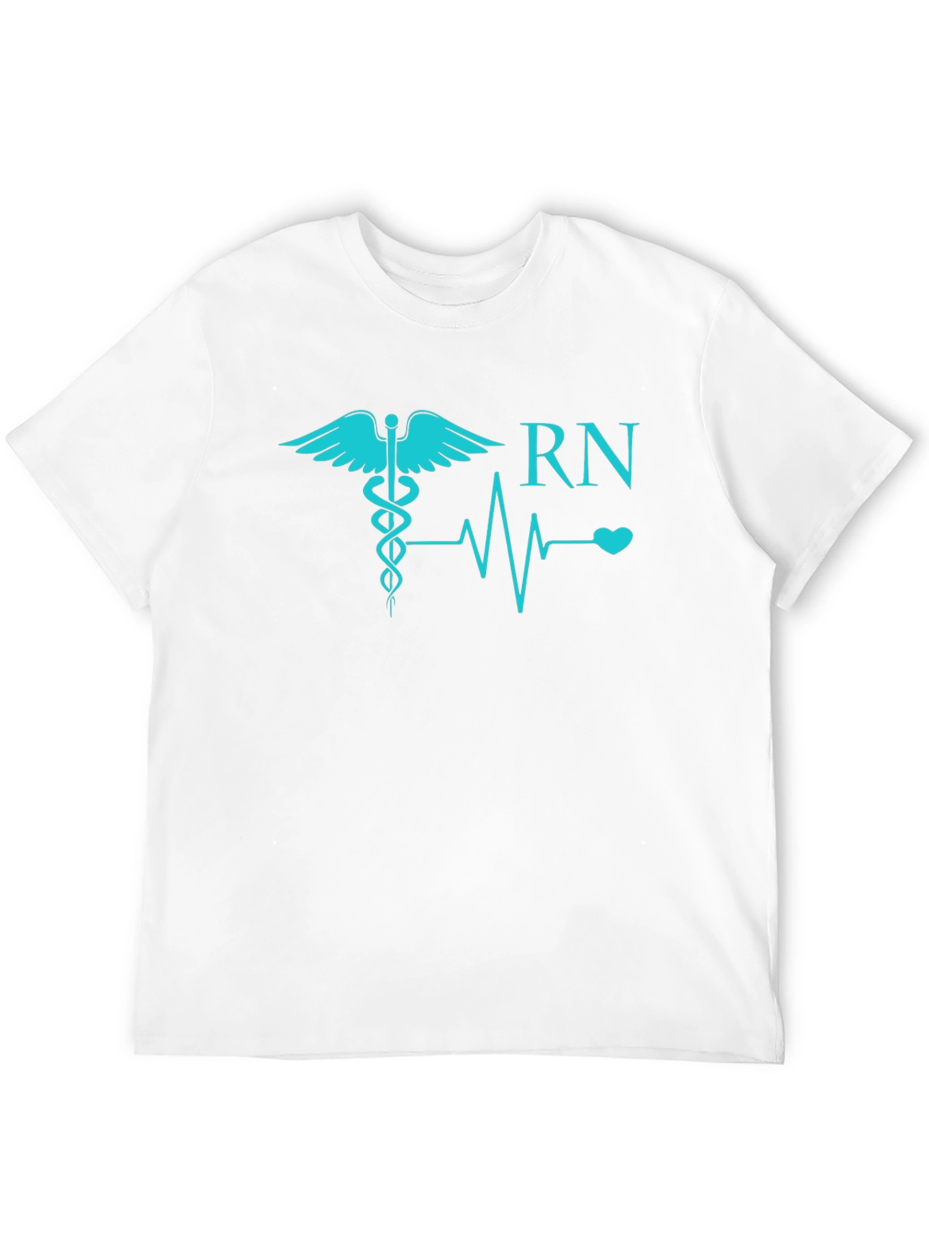 RN Caduceus Heartbeat T-Shirt - Nurse Appreciation Tee