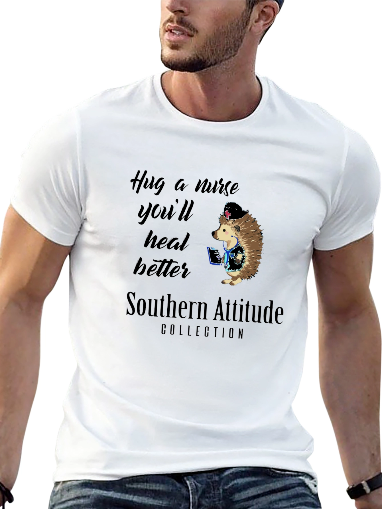 Hug a Nurse T-Shirt: Southern Attitude Collection