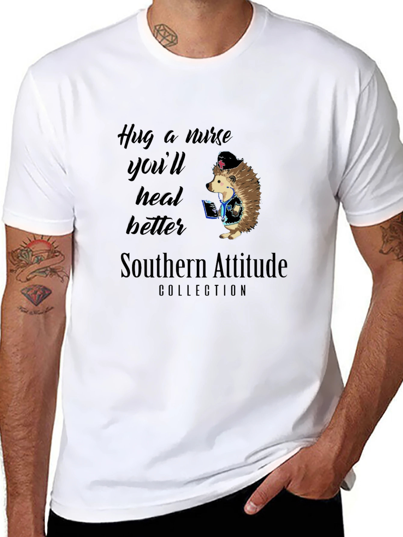 Hug a Nurse T-Shirt: Southern Attitude Collection