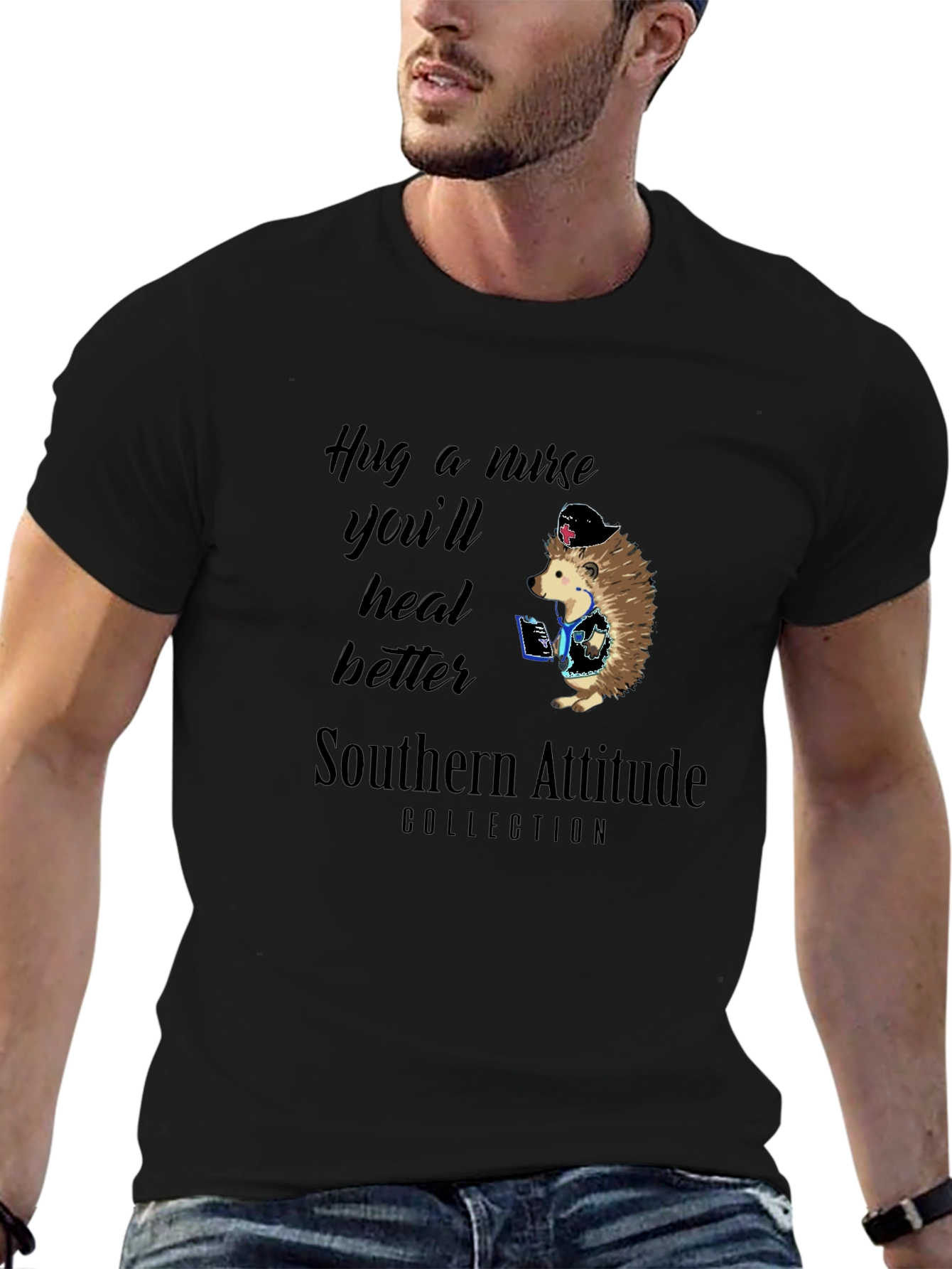 Hug a Nurse T-Shirt: Southern Attitude Collection