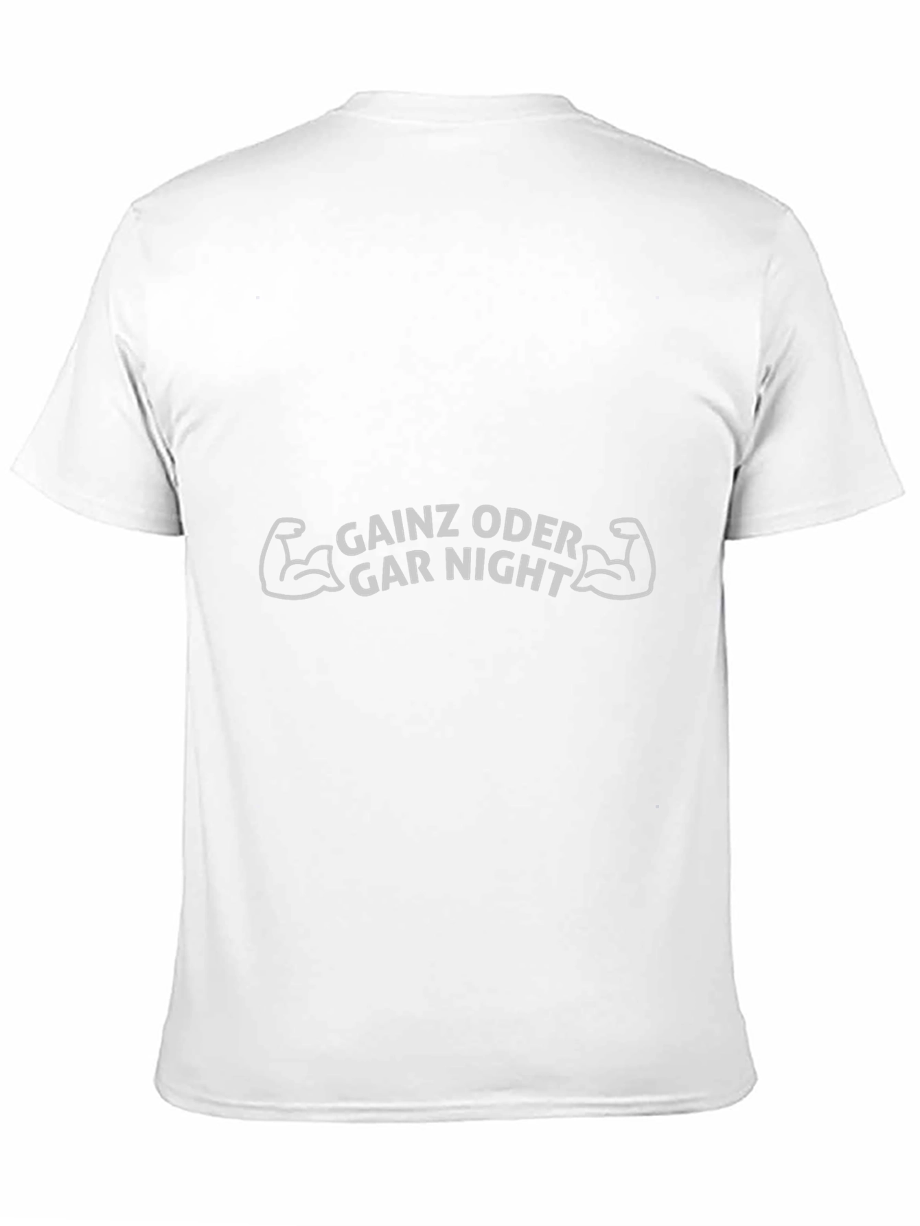 Gainz Oder Gar Night Black Graphic T-Shirt