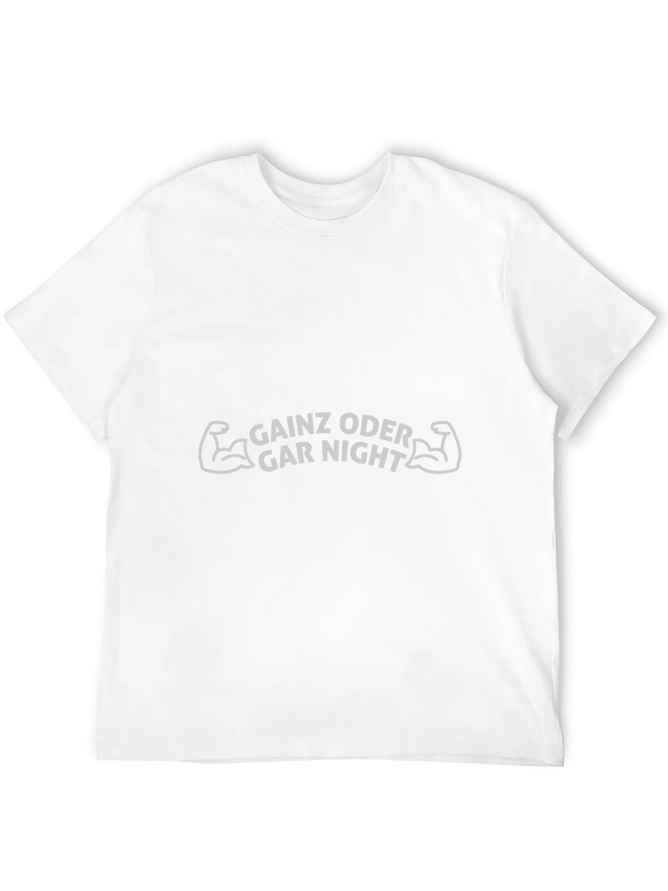 Gainz Oder Gar Night Black Graphic T-Shirt