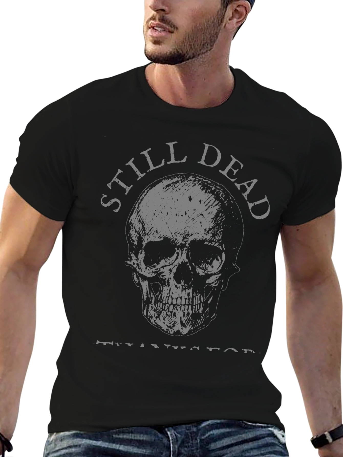 Still Dead Skull T-Shirt - Mens Graphic Tee