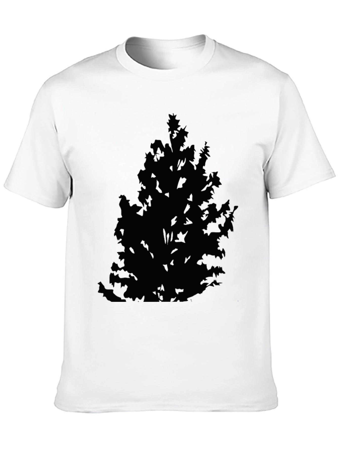 Tree Silhouette Black T-Shirt