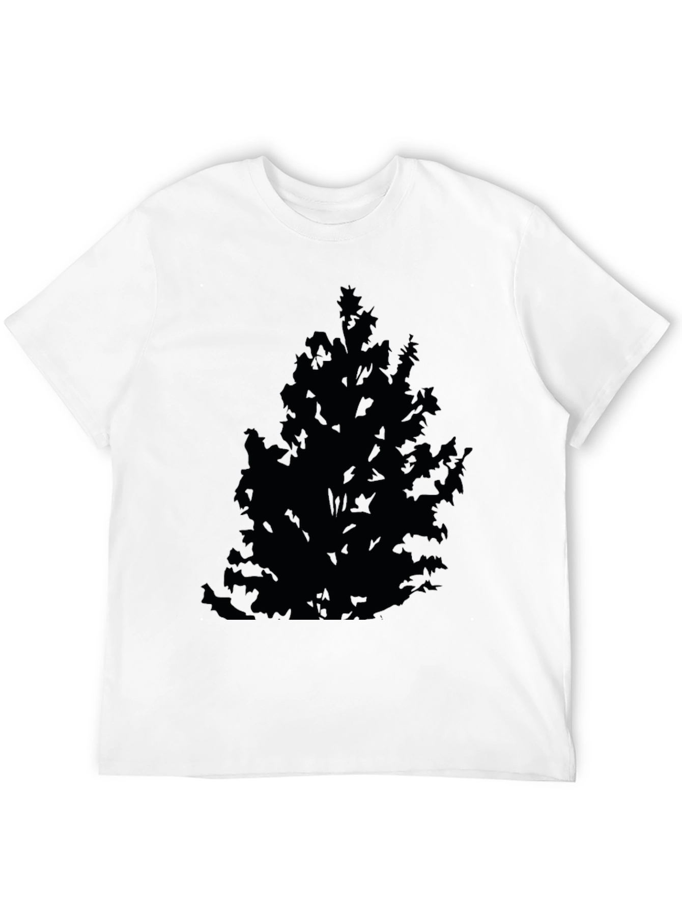 Tree Silhouette Black T-Shirt