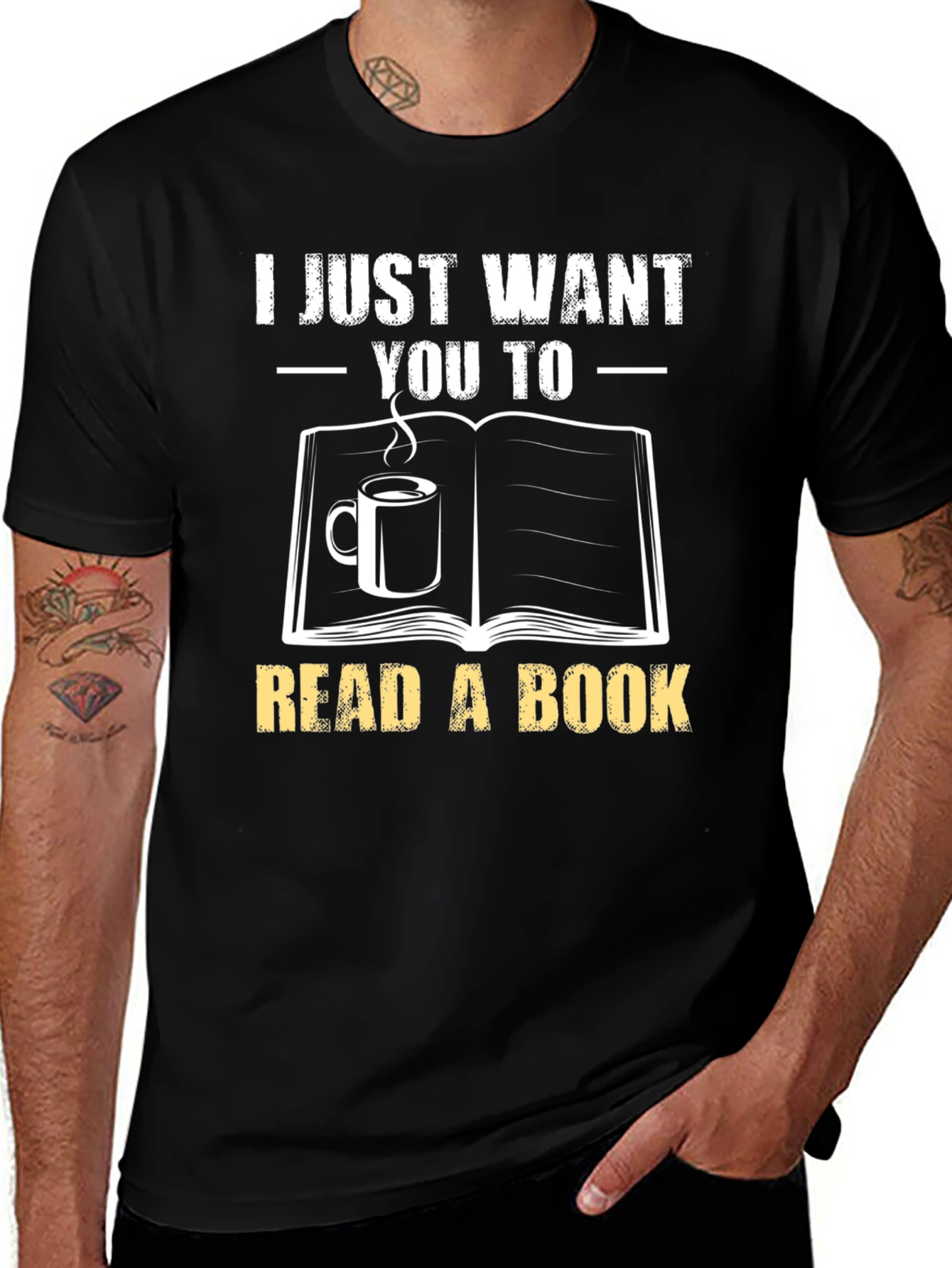 I Just Want You to Read a Book T-Shirt