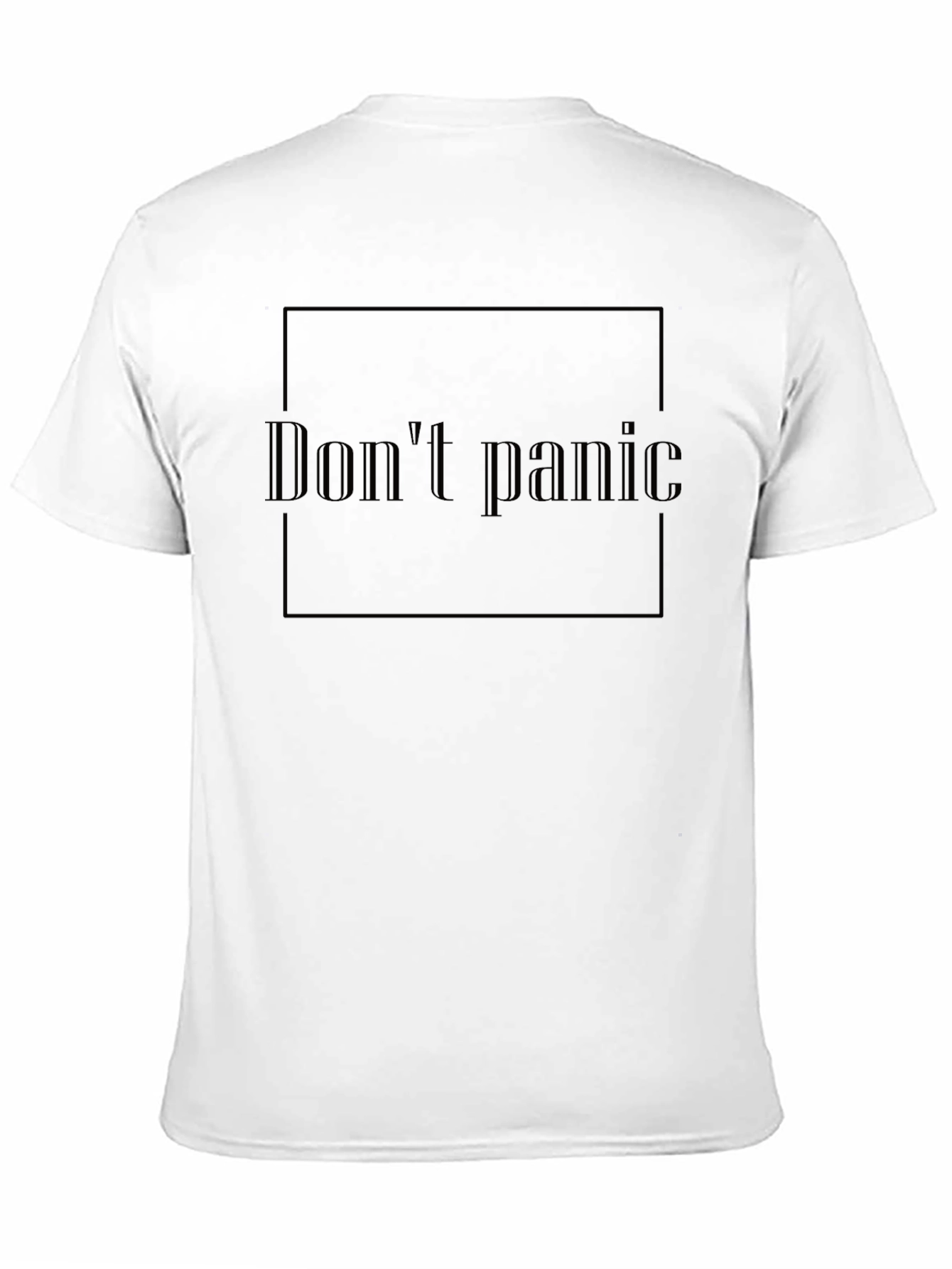 Dont Panic Graphic T-Shirt - Black