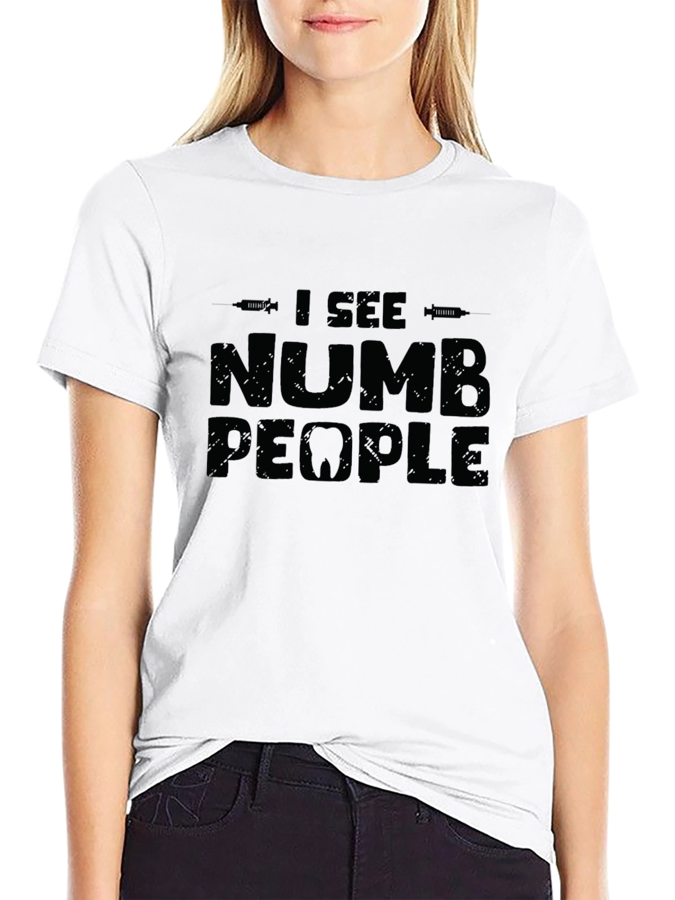 Numb People Graphic Tee - Dentist Humor