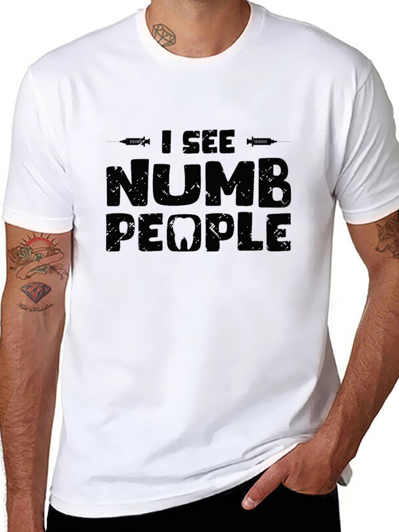 Numb People Graphic Tee - Dentist Humor