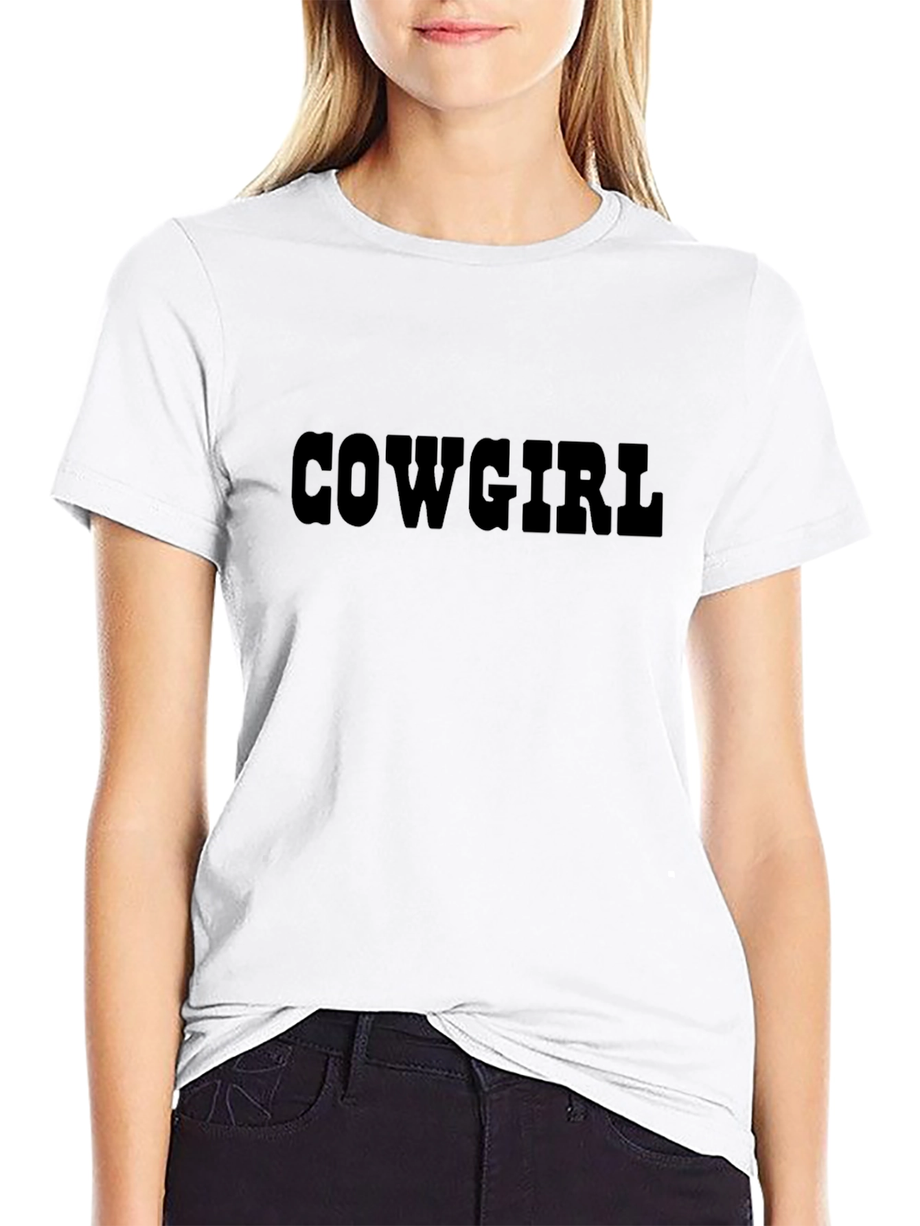 Cowgirl Graphic Tee - Classic Western Style