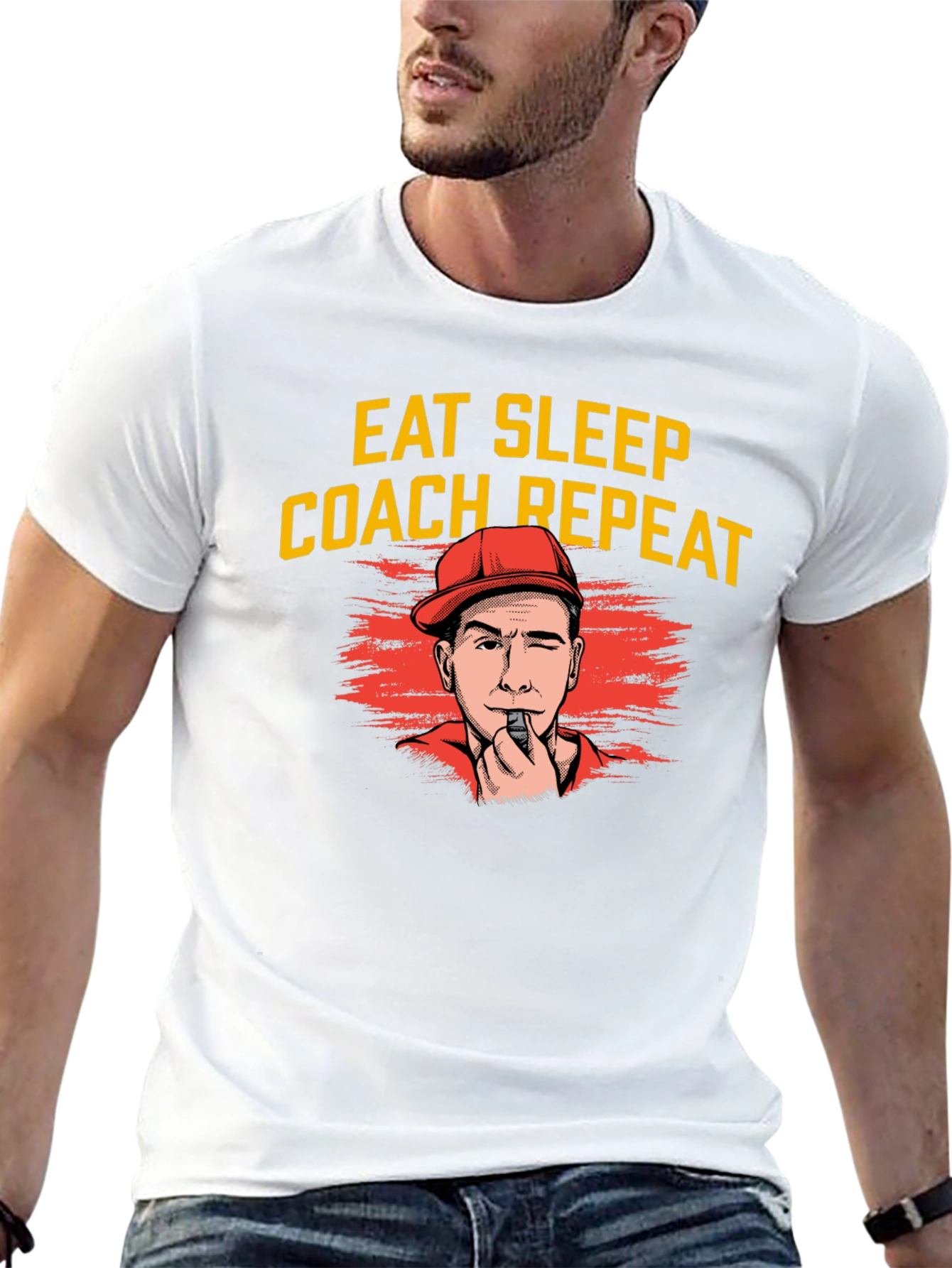 Eat Sleep Coach Repeat T-Shirt