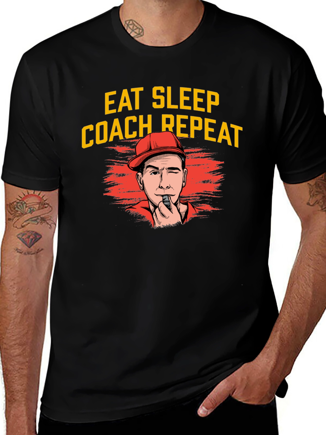 Eat Sleep Coach Repeat T-Shirt