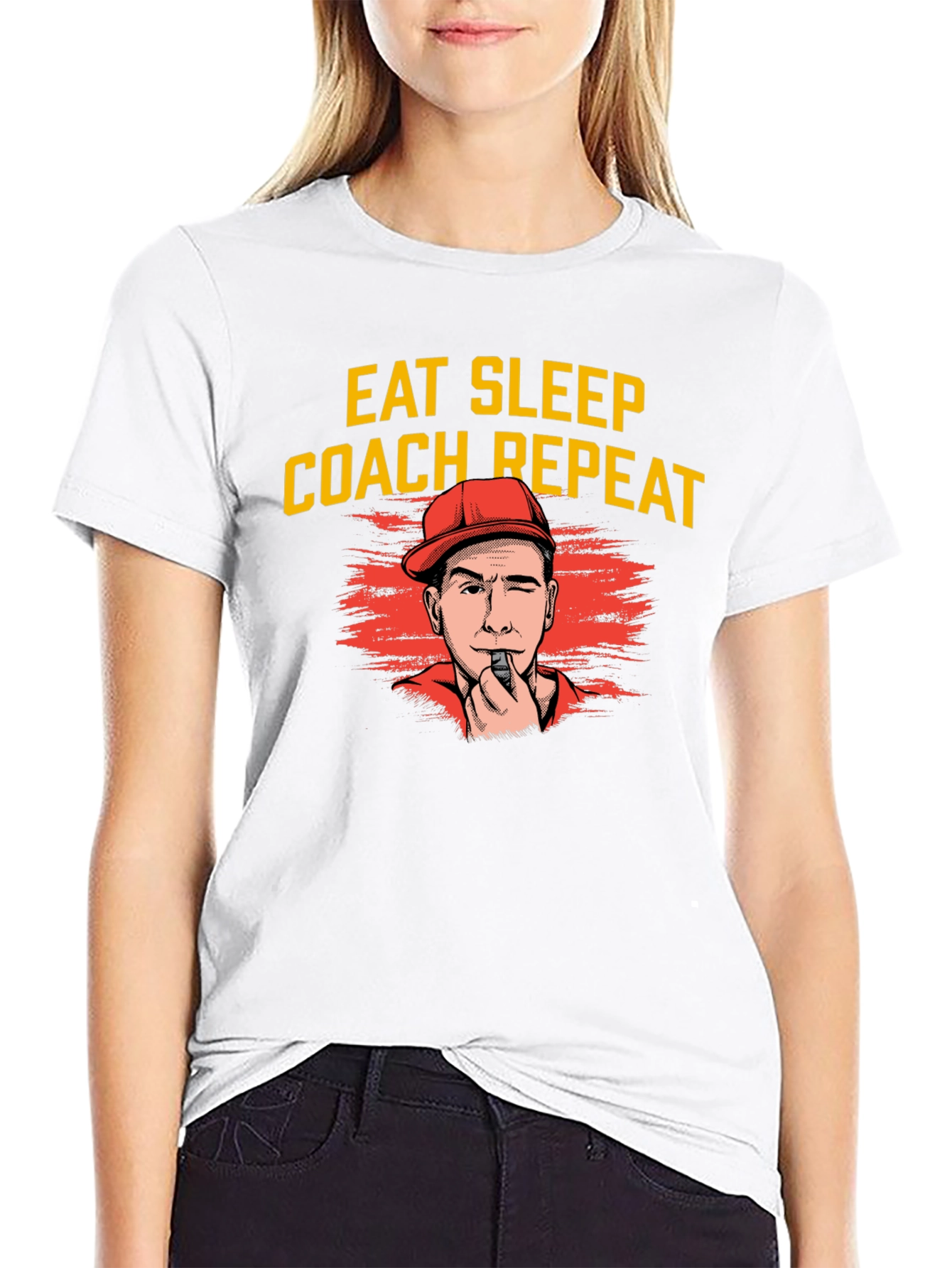 Eat Sleep Coach Repeat T-Shirt