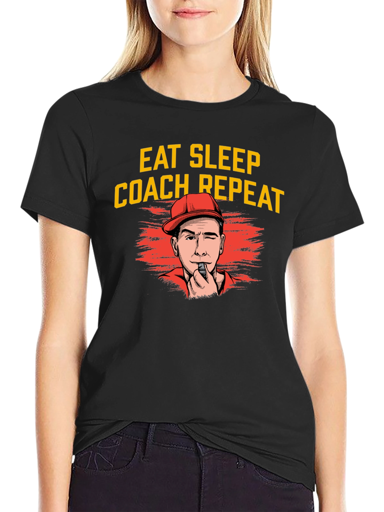 Eat Sleep Coach Repeat T-Shirt