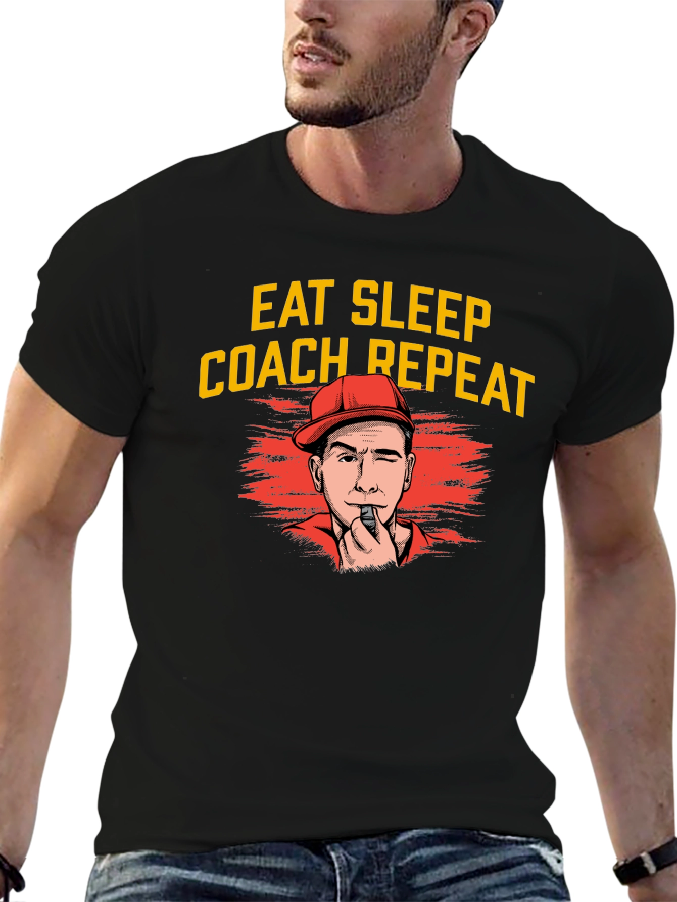 Eat Sleep Coach Repeat T-Shirt
