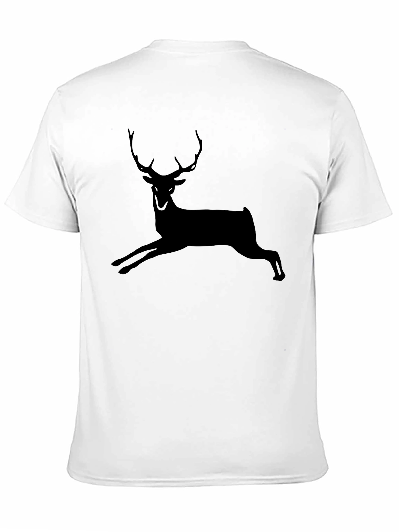 Black Deer Silhouette T-Shirt - Unisex