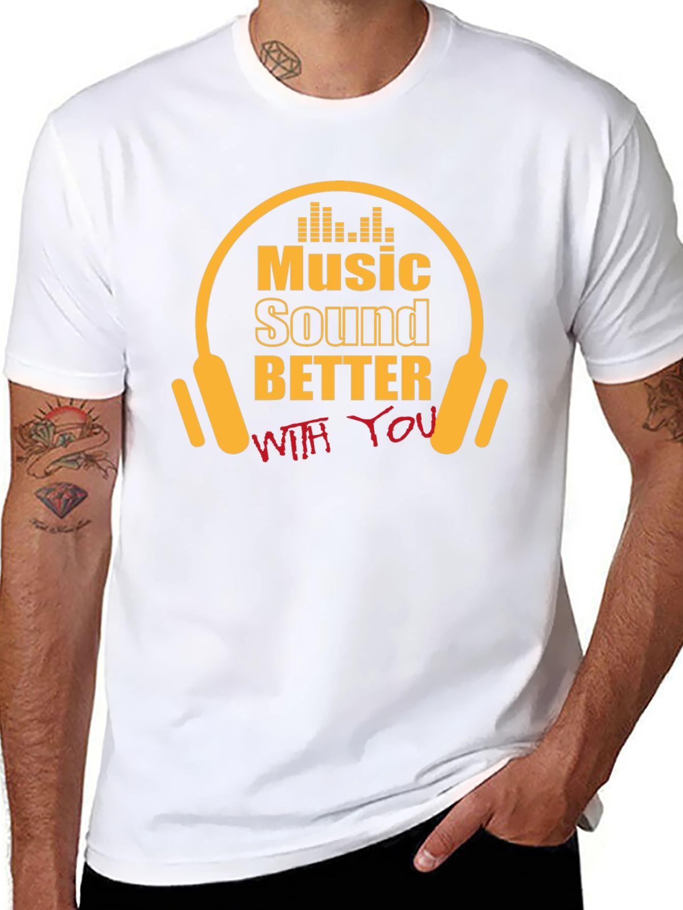 Music Sounds Better With You T-Shirt