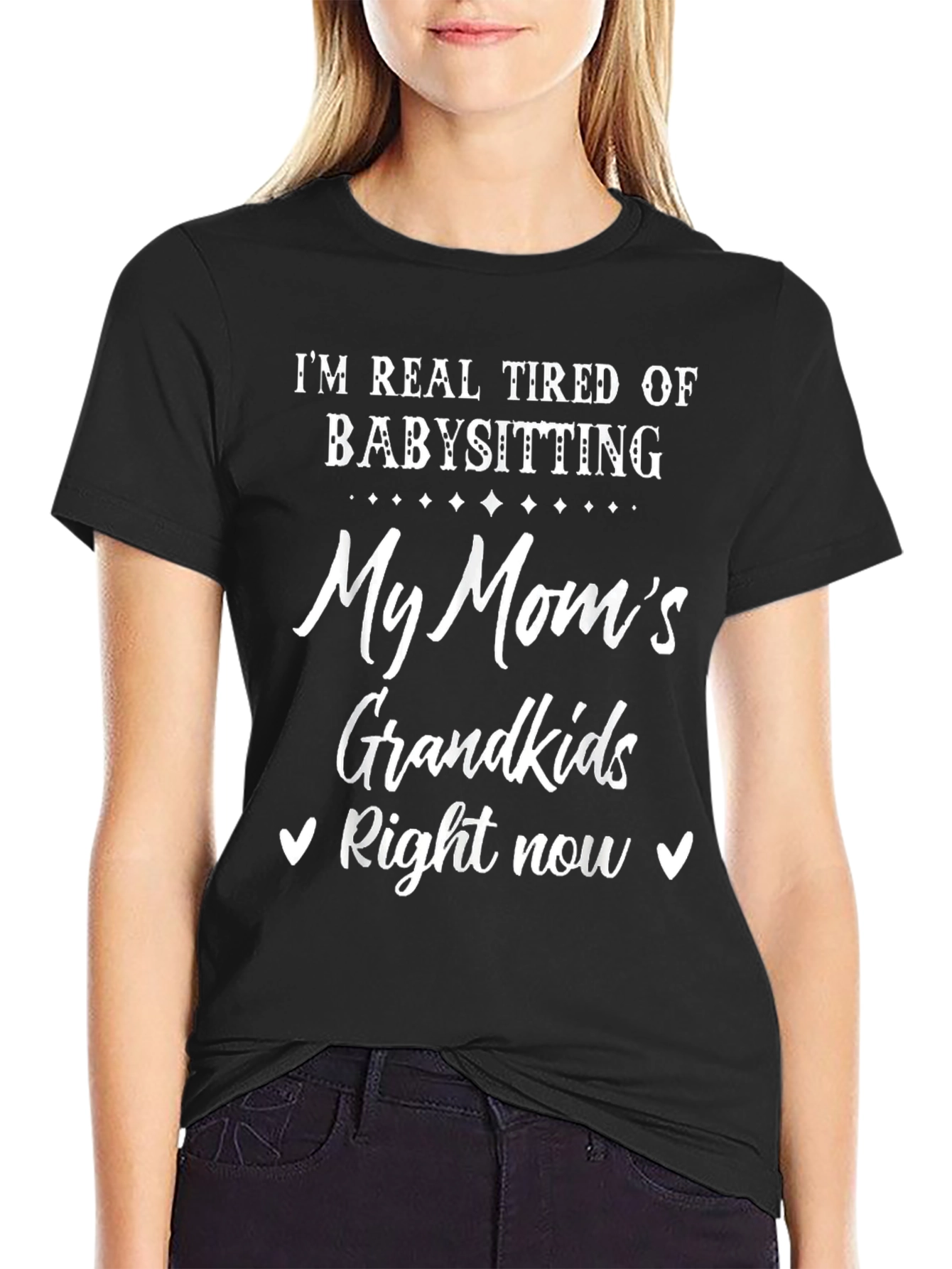 Tired of Babysitting Grandkids Graphic Tee
