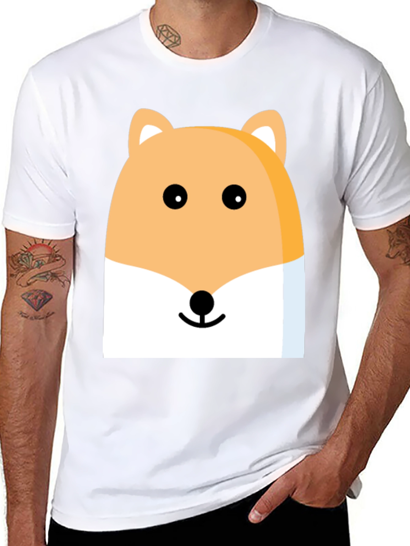 Cute Cartoon Animal Graphic Tee
