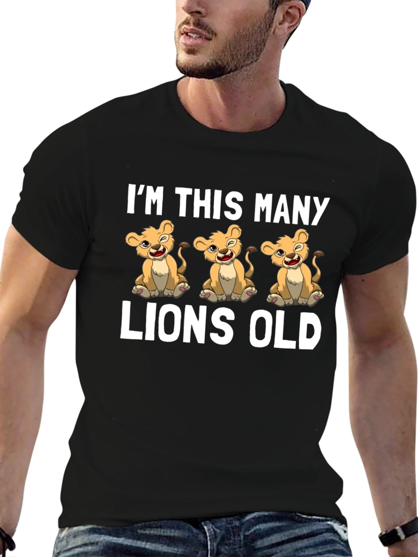 Im This Many Lions Old T-Shirt