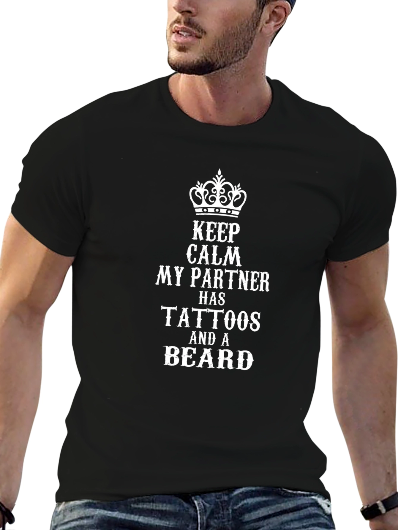 Tattooed Partner Novelty Graphic T-Shirt