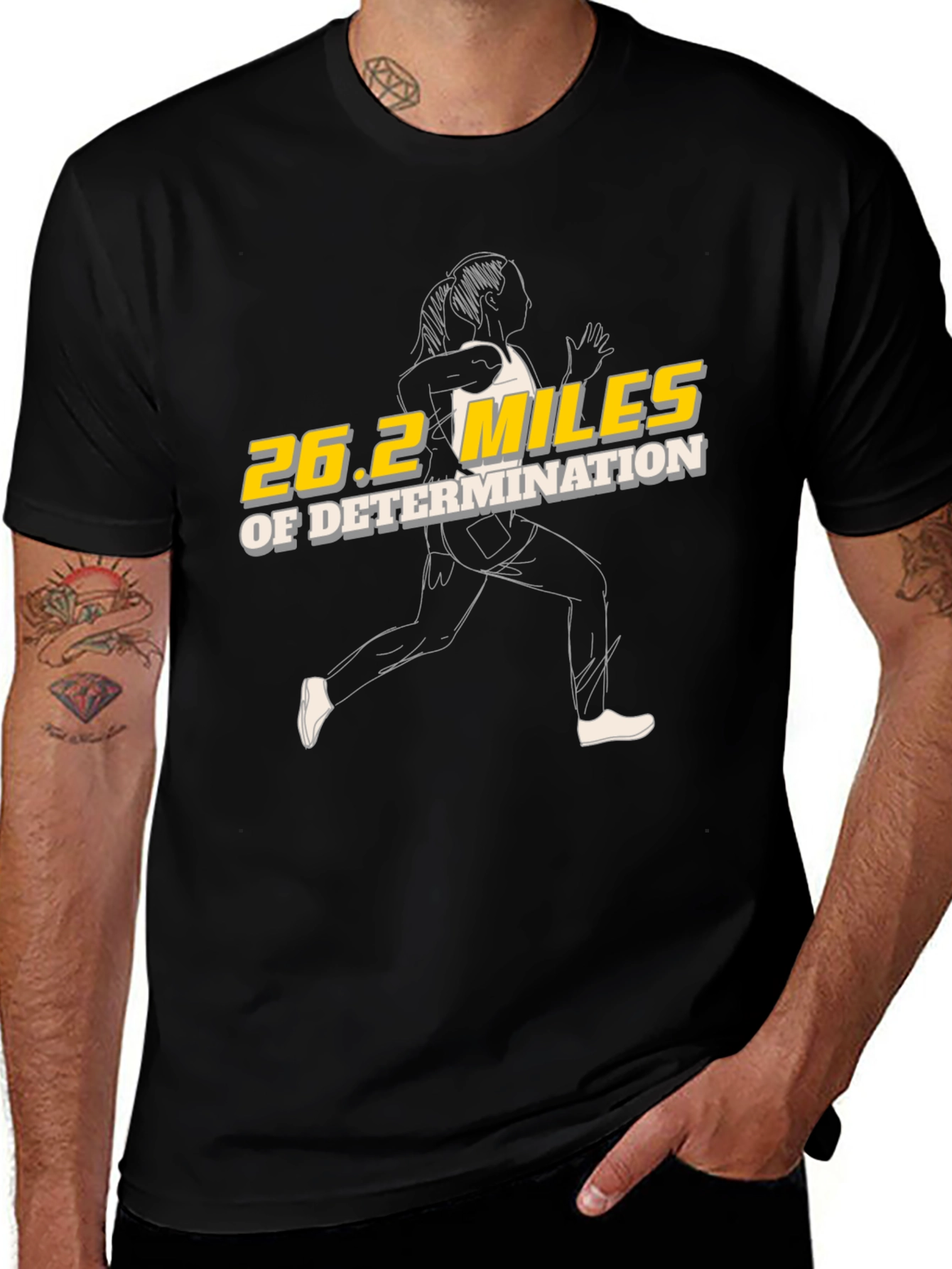 26.2 Marathon T-Shirt - Running Design
