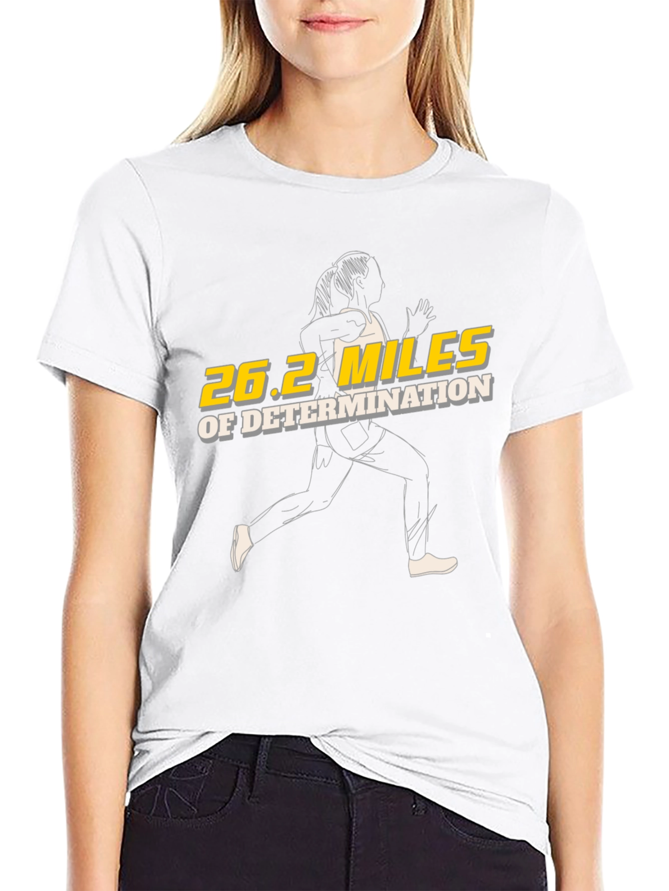 26.2 Marathon T-Shirt - Running Design