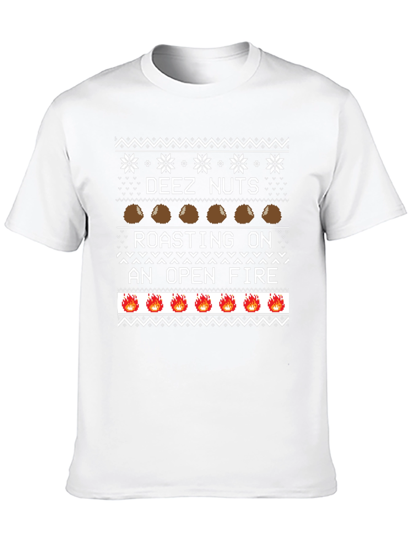 Deez Nuts Roasting Ugly Christmas Sweater T-Shirt
