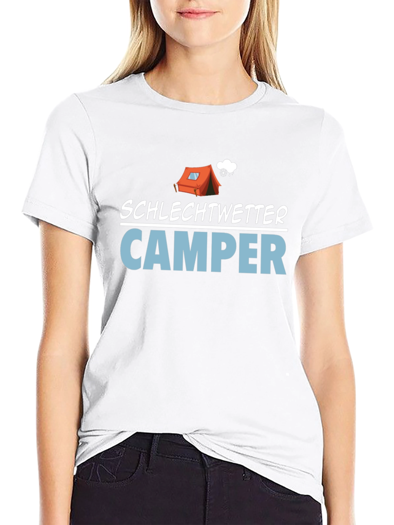 Bad Weather Camper T-Shirt - Camping Humor
