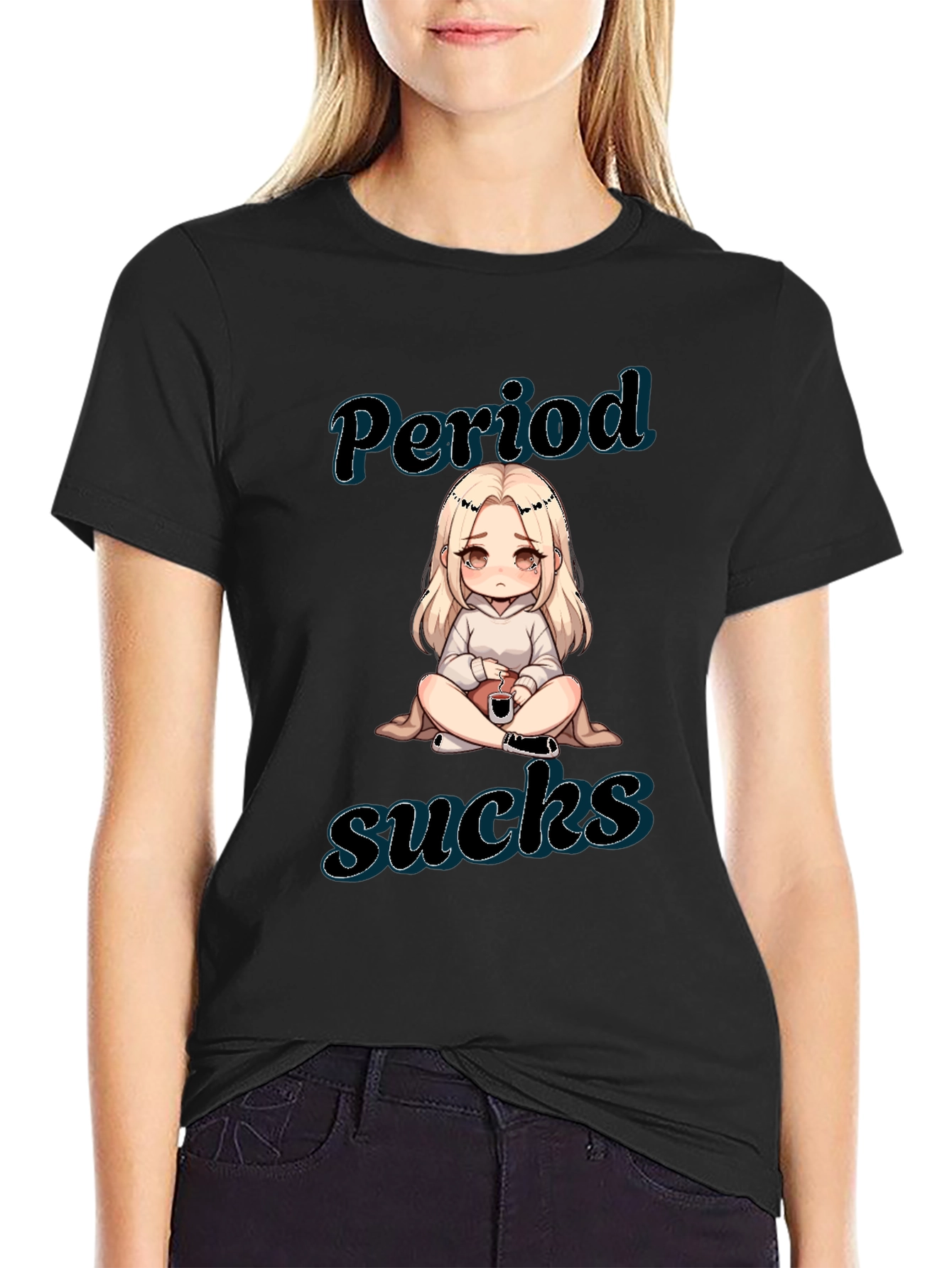 Period Sucks Graphic T-Shirt - Comfort & Style