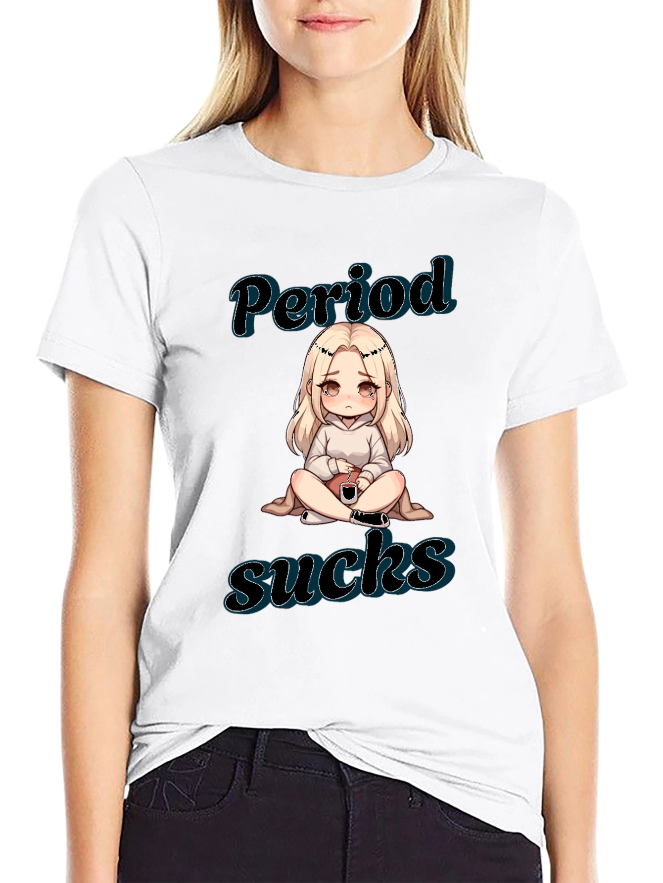Period Sucks Graphic T-Shirt - Comfort & Style