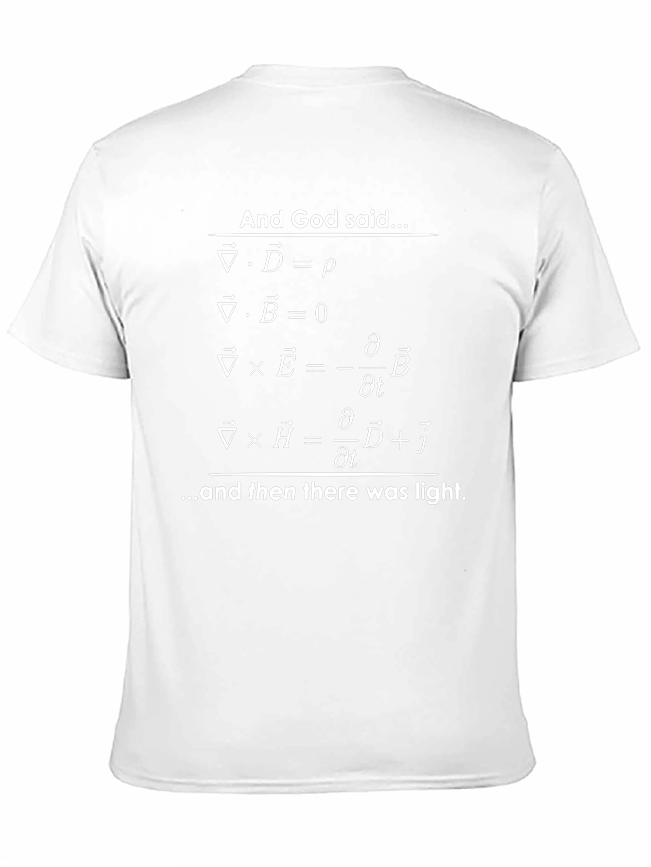 And God Said Equations T-Shirt