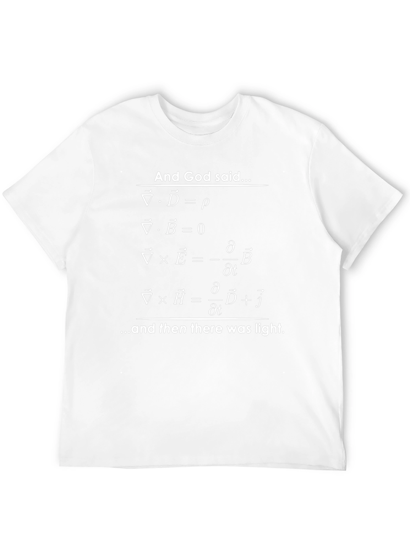 And God Said Equations T-Shirt