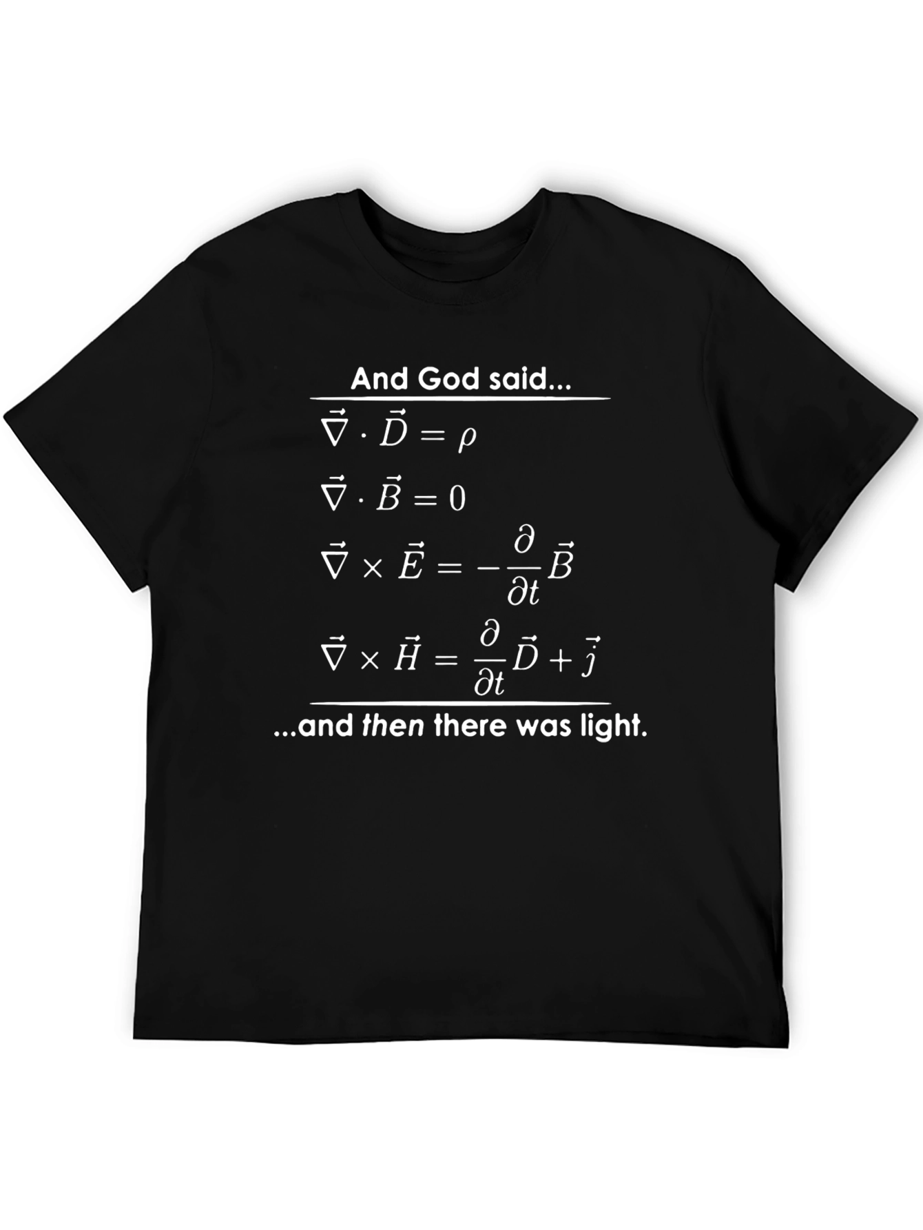 And God Said Equations T-Shirt