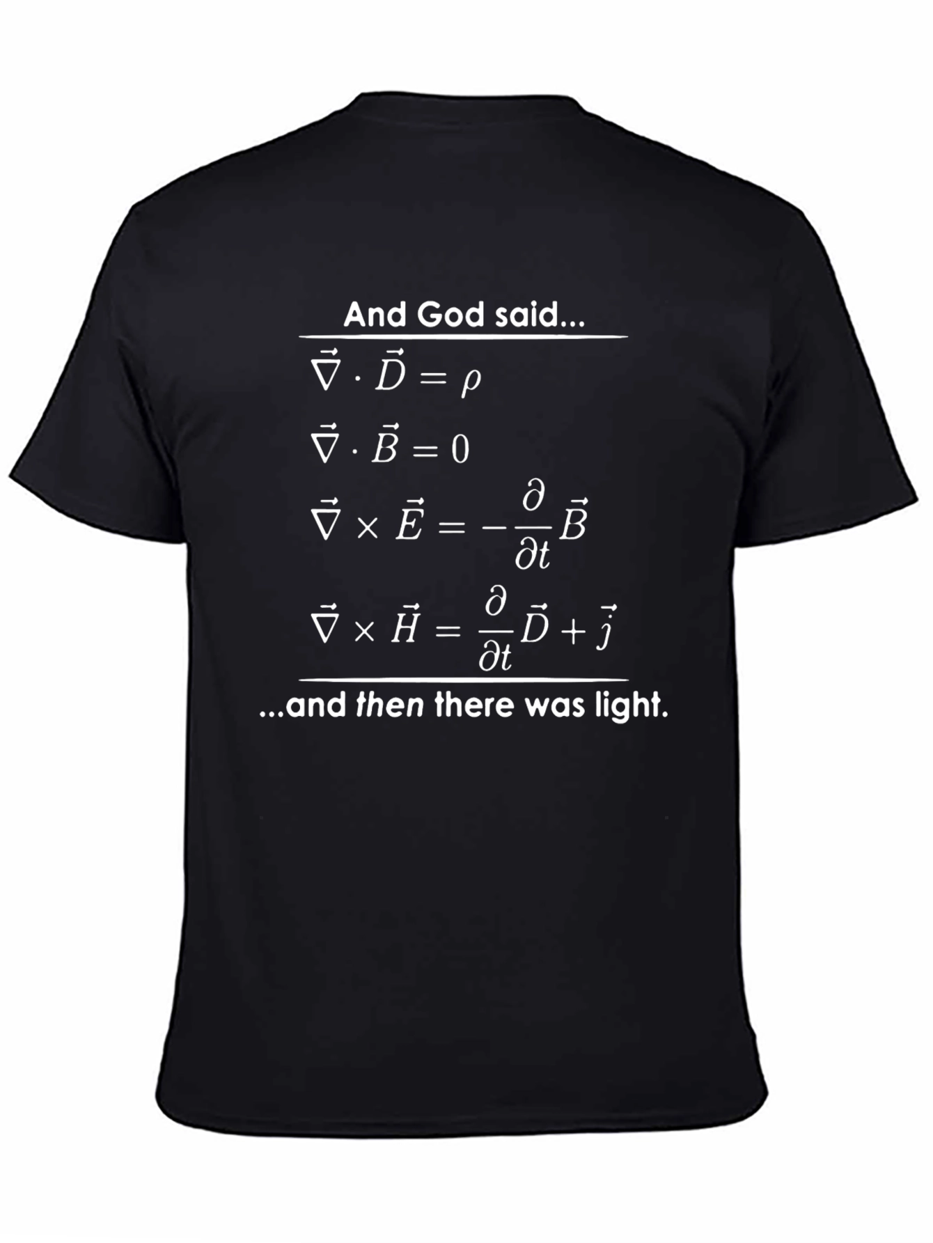 And God Said Equations T-Shirt