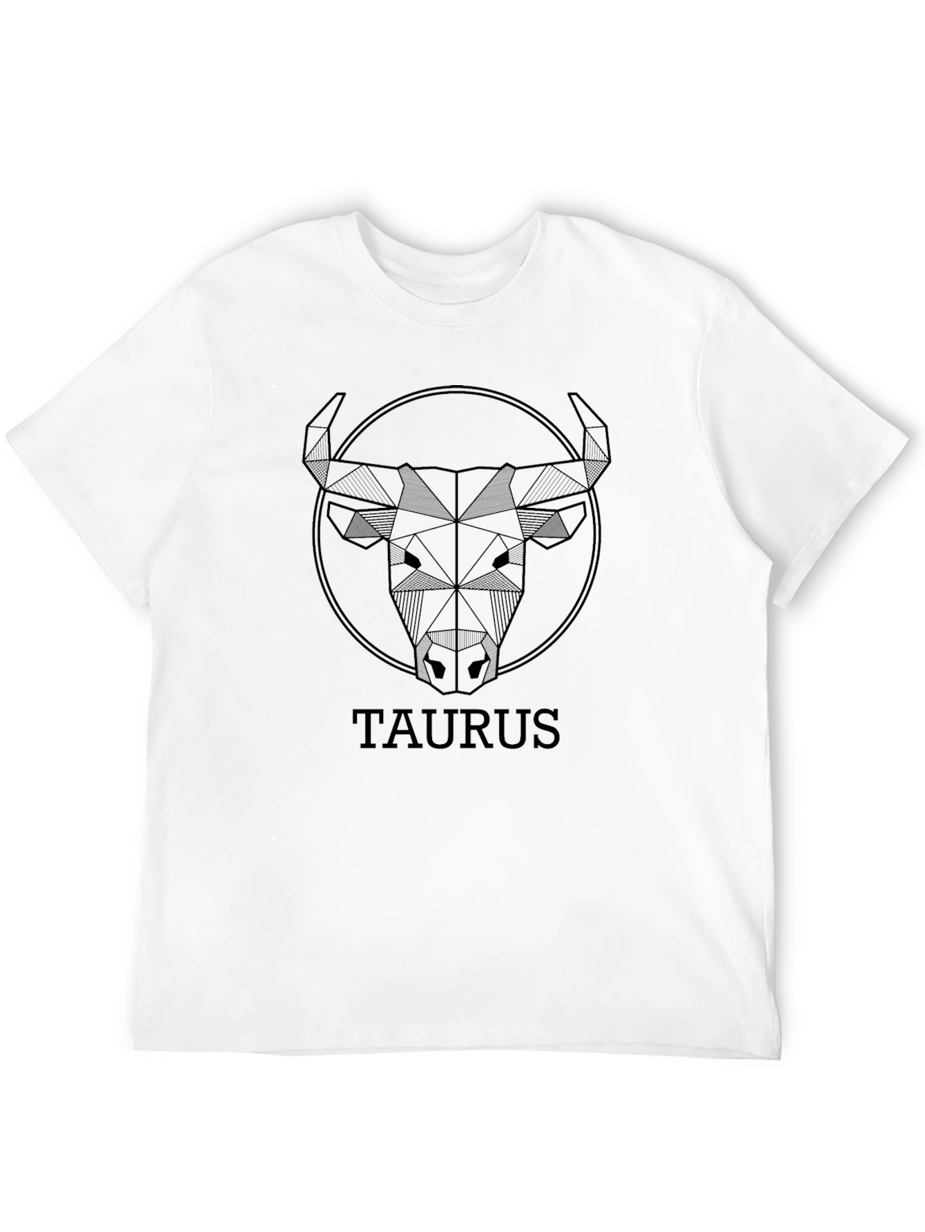 Taurus Zodiac Sign Black Graphic Tee