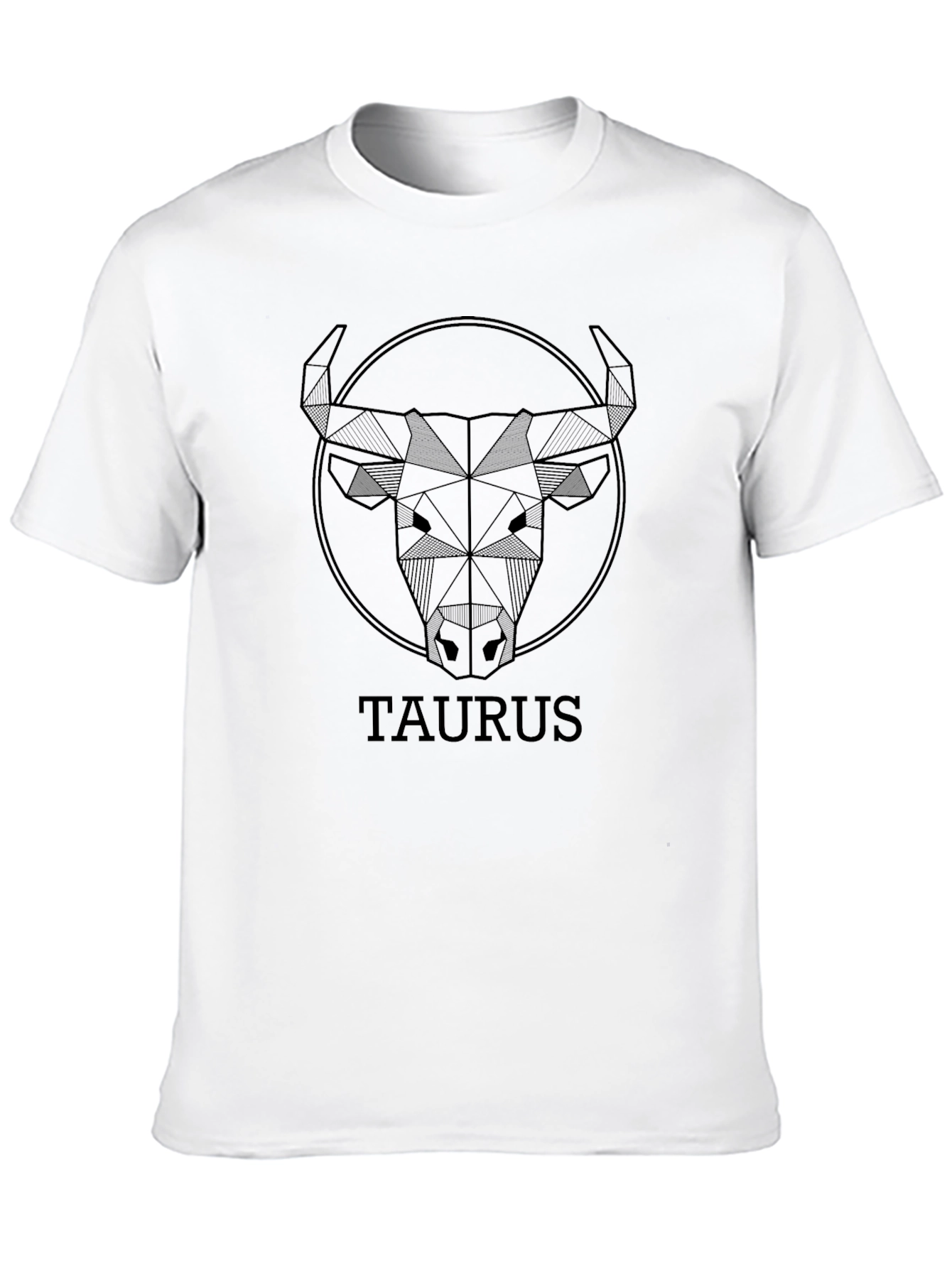Taurus Zodiac Sign Black Graphic Tee