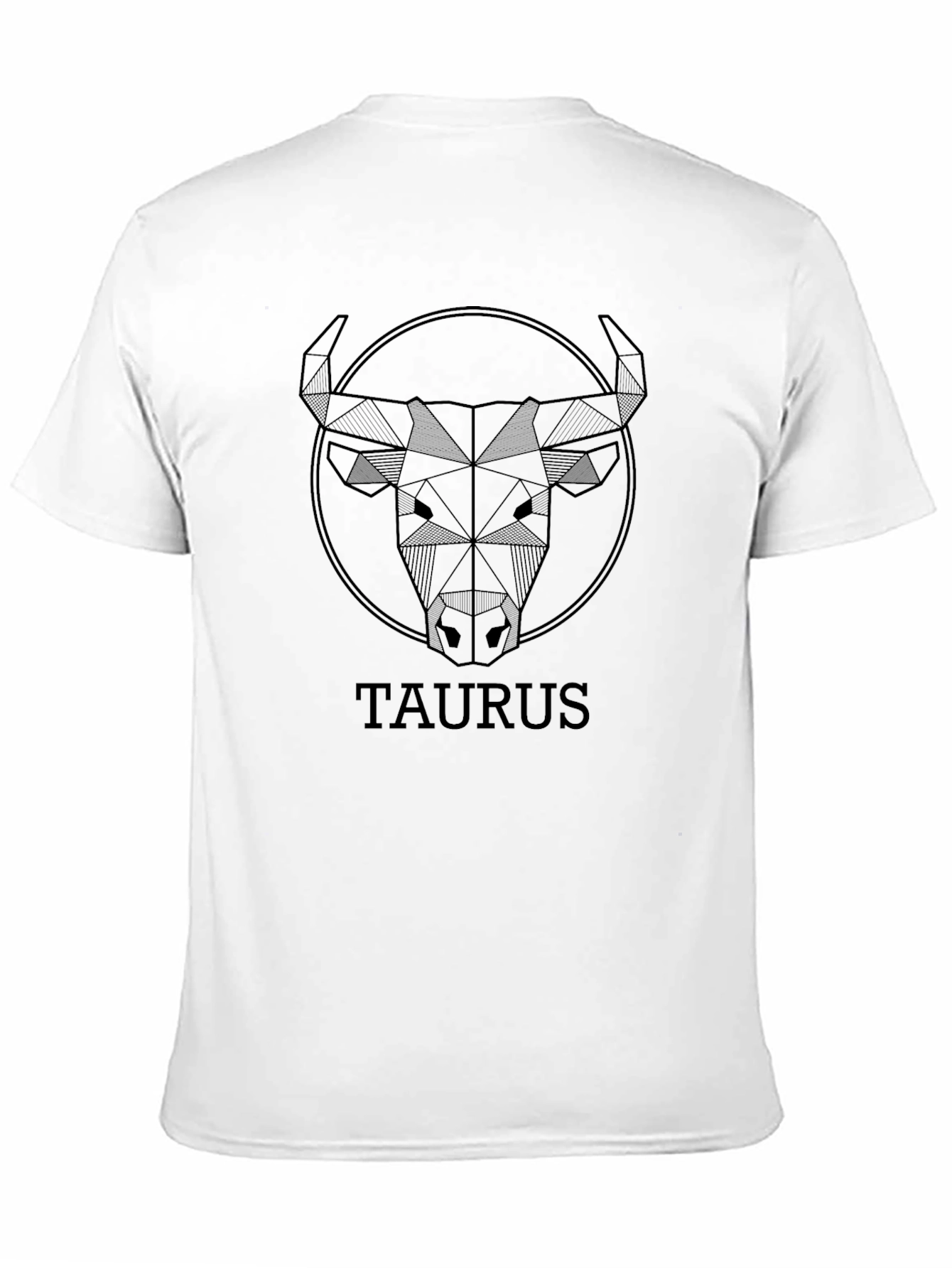 Taurus Zodiac Sign Black Graphic Tee