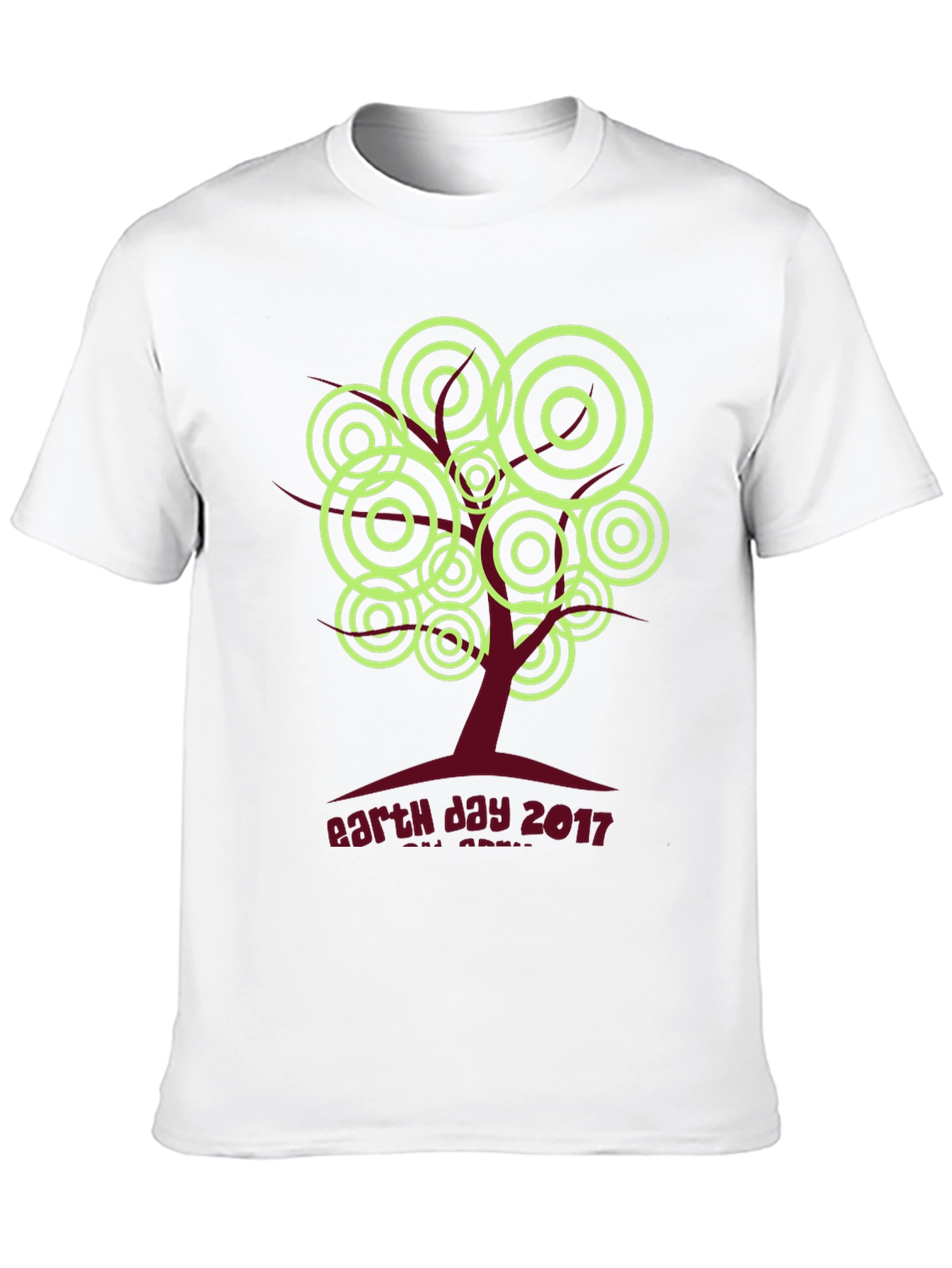 Earth Day 2017 T-Shirt: Tree Graphic Black Tee