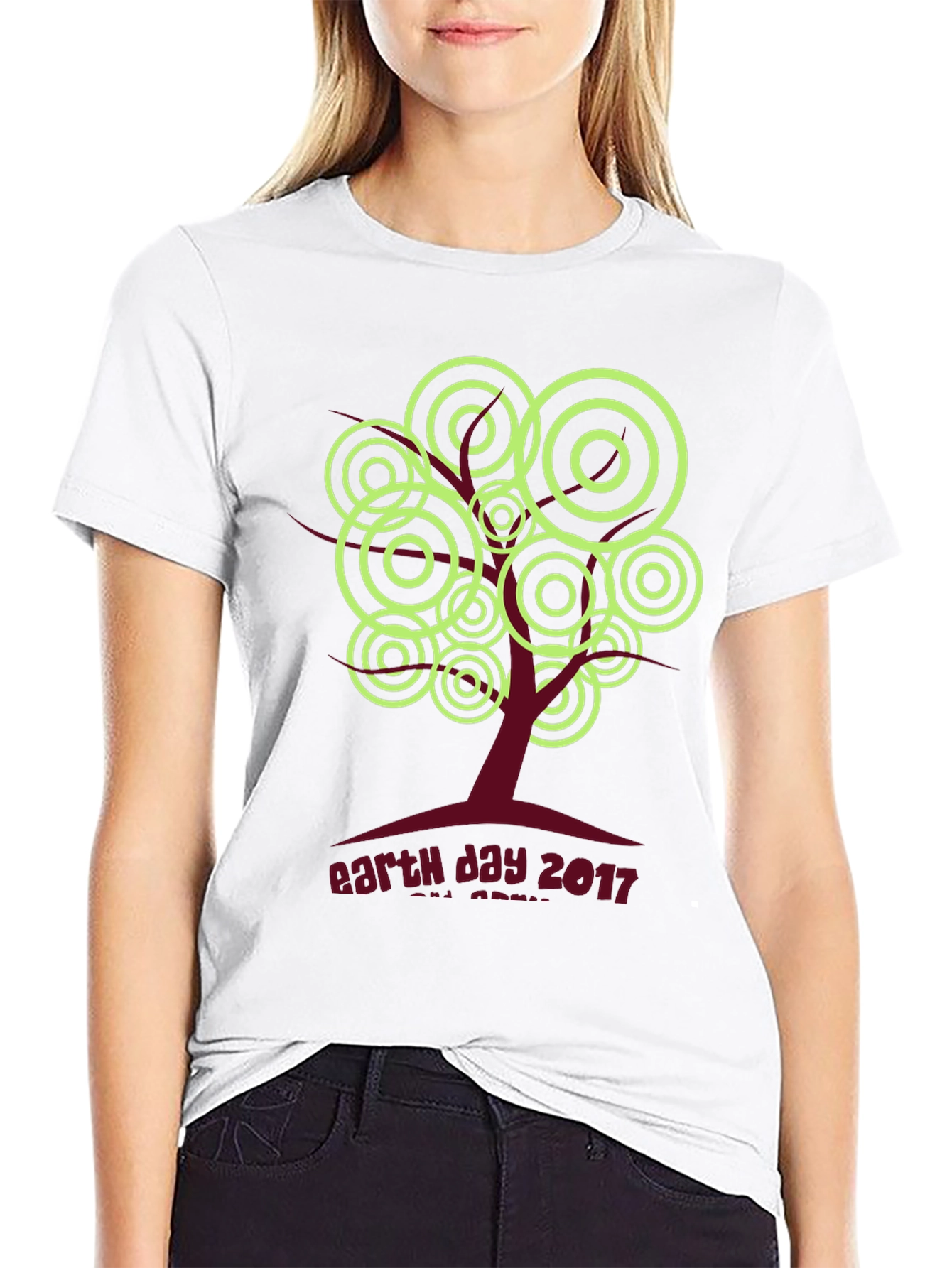 Earth Day 2017 T-Shirt: Tree Graphic Black Tee