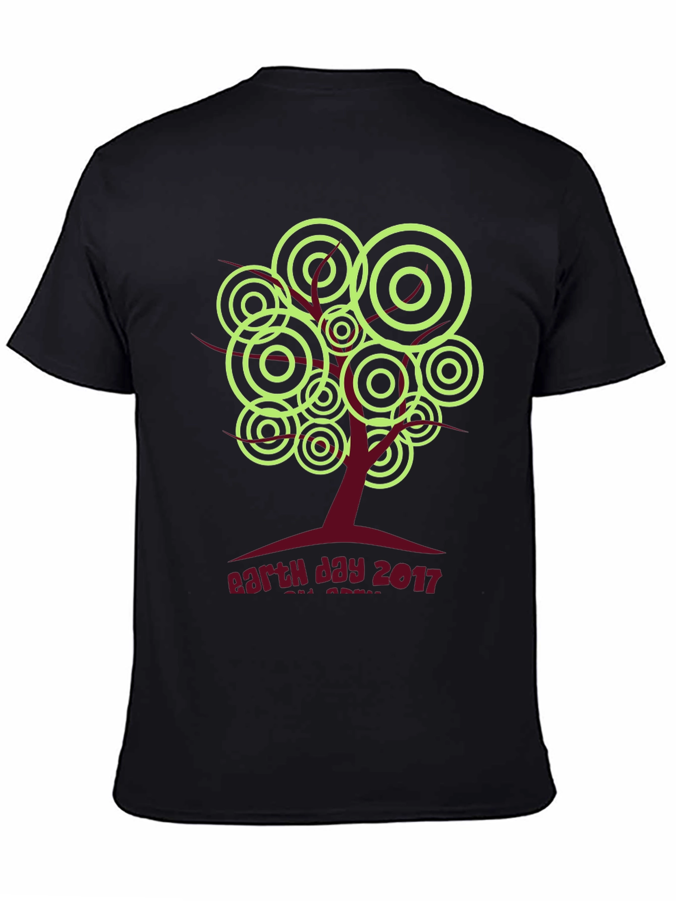 Earth Day 2017 T-Shirt: Tree Graphic Black Tee