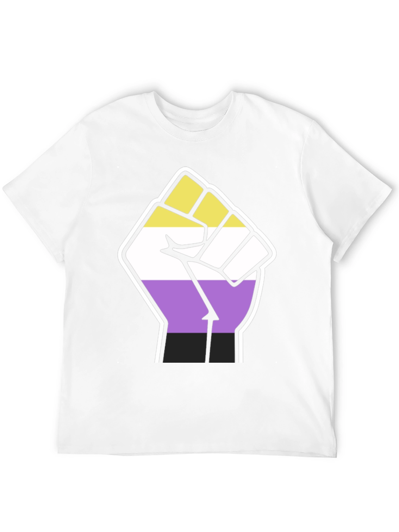 Non-Binary Pride Fist T-Shirt